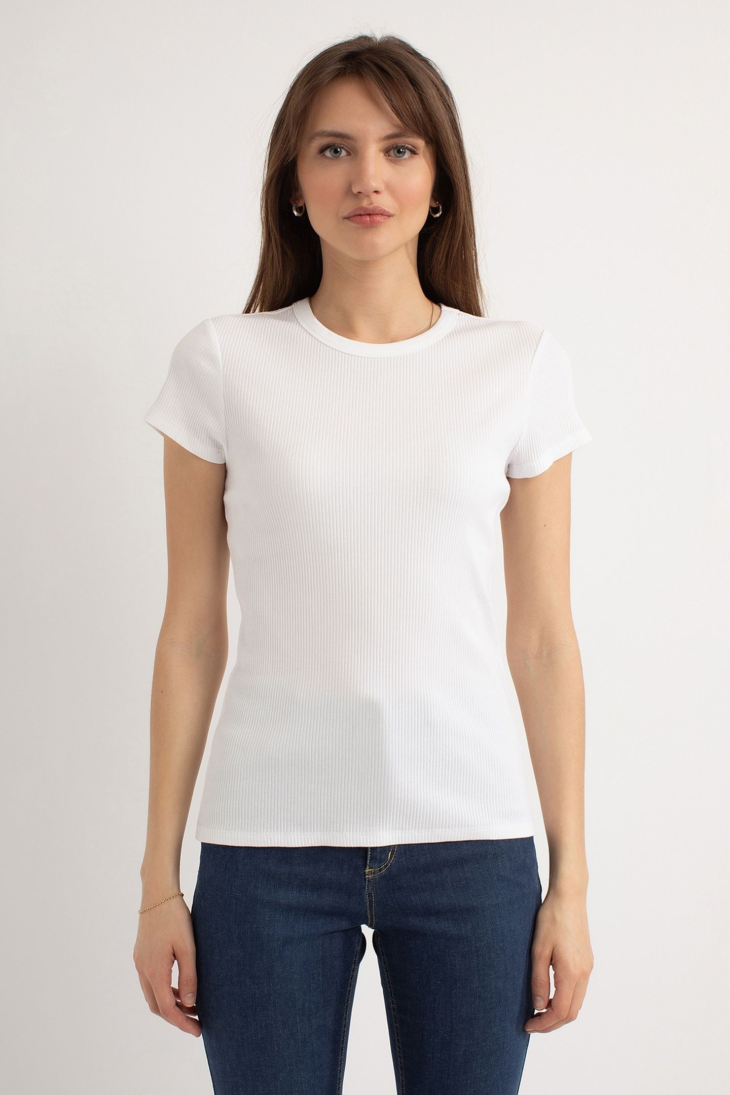 HARLEY SS RIB T-SHIRT WHITE 1