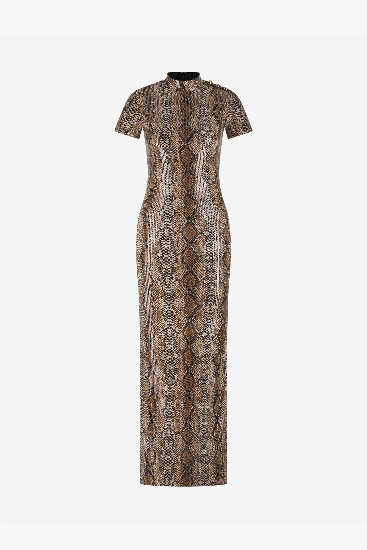 LIVORNO MAXI DRESS HAZELNUT 2