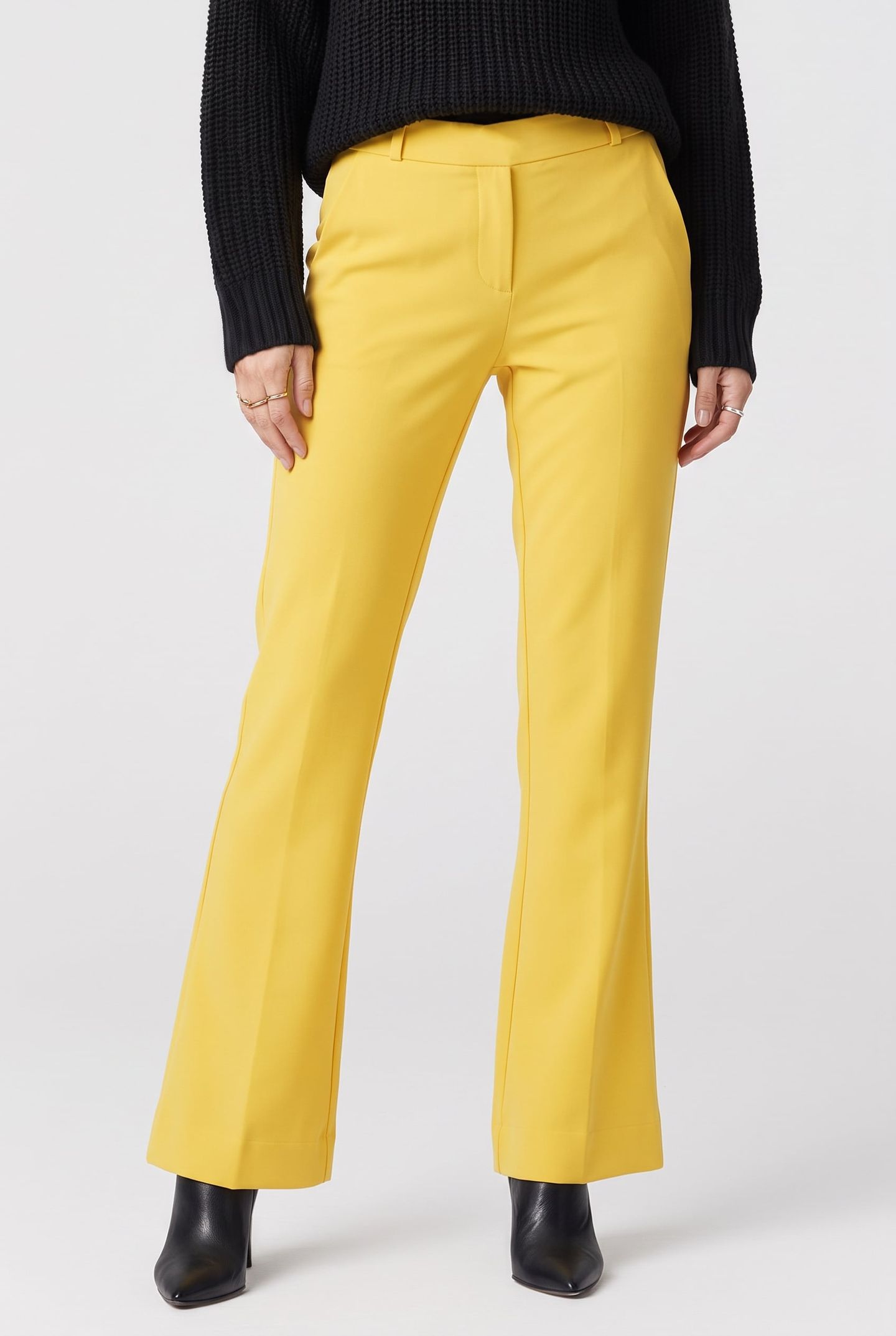 FLAIR BONDED TROUSERS GOLDEN YELLOW 1