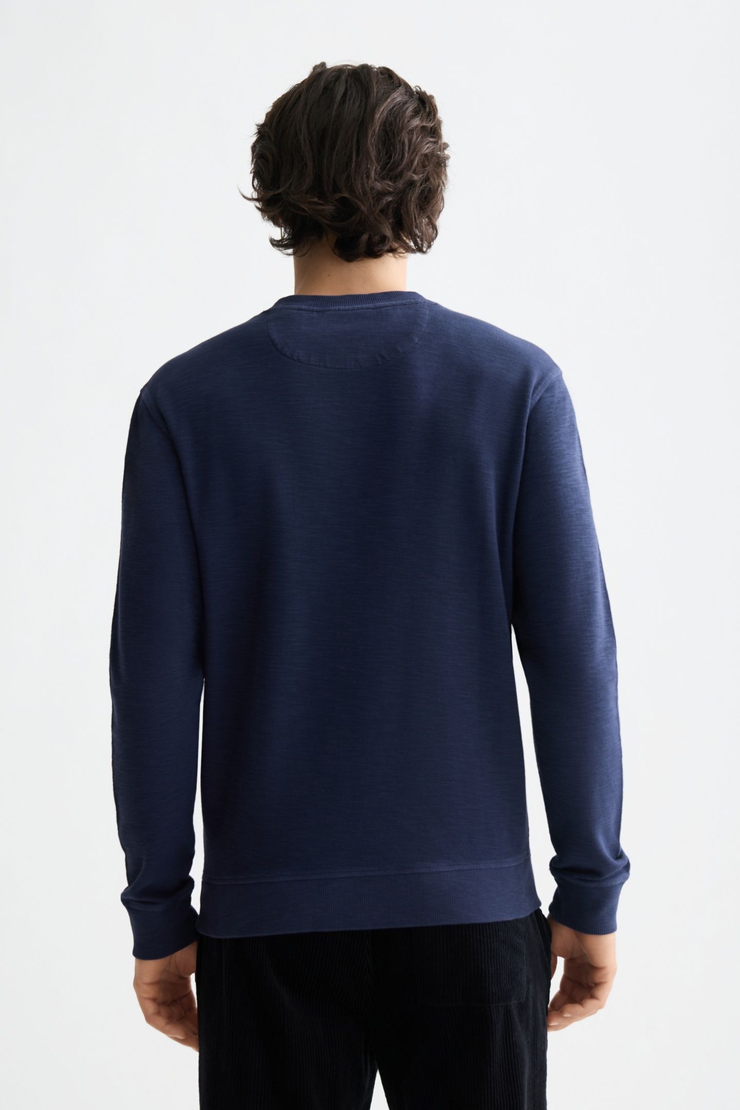 G/D STRUCTURED SWEATSHIRT PEACOAT 3