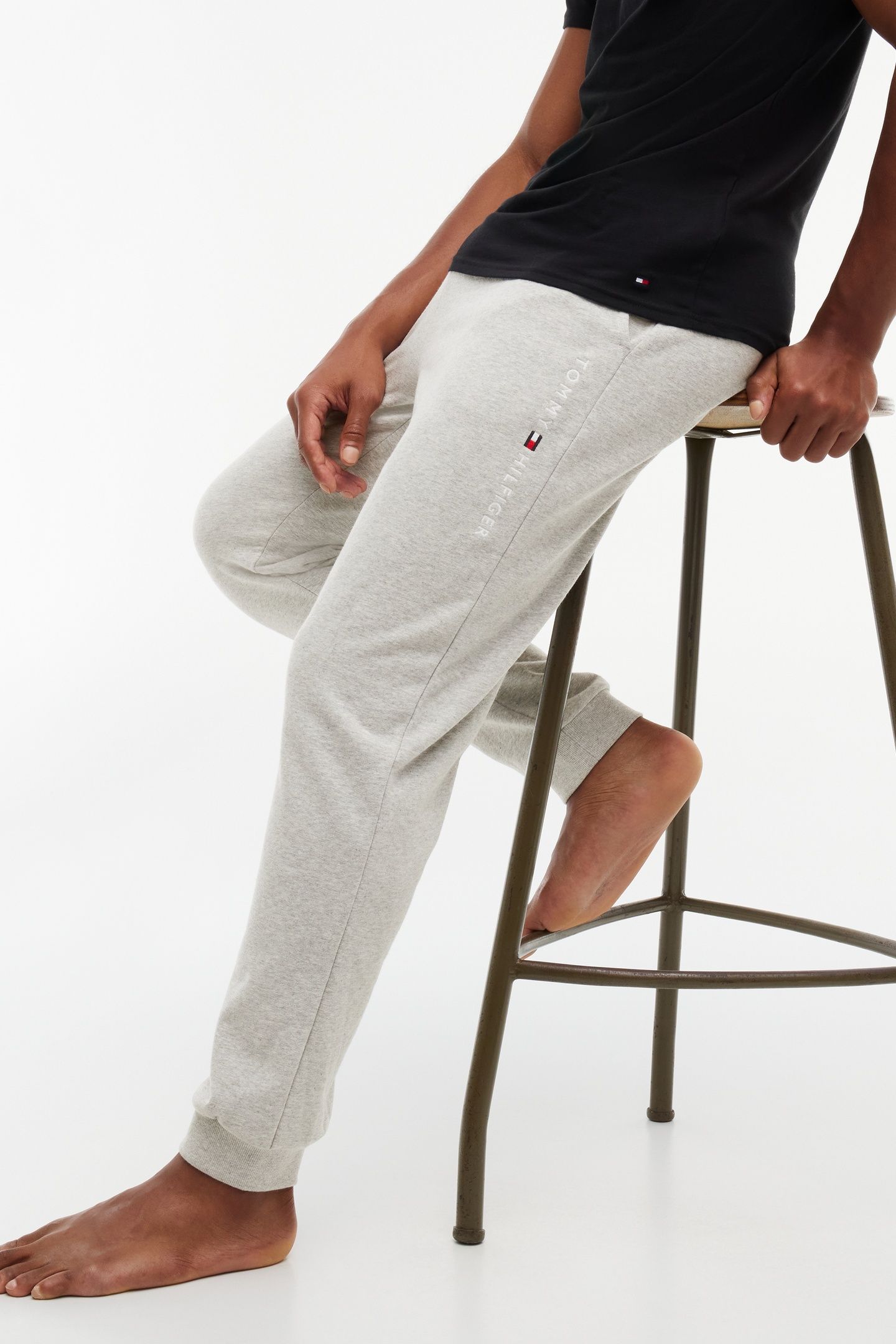 TRACK PANT ICE GREY HEATHER 3