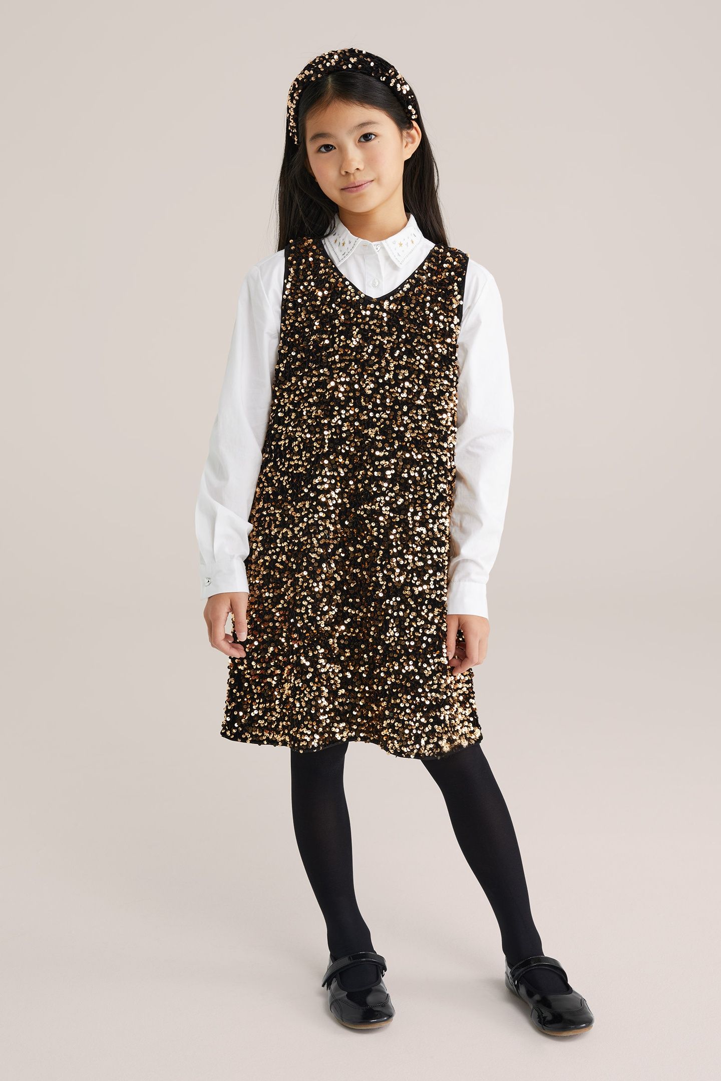 DRESS SHORT GOLD 1