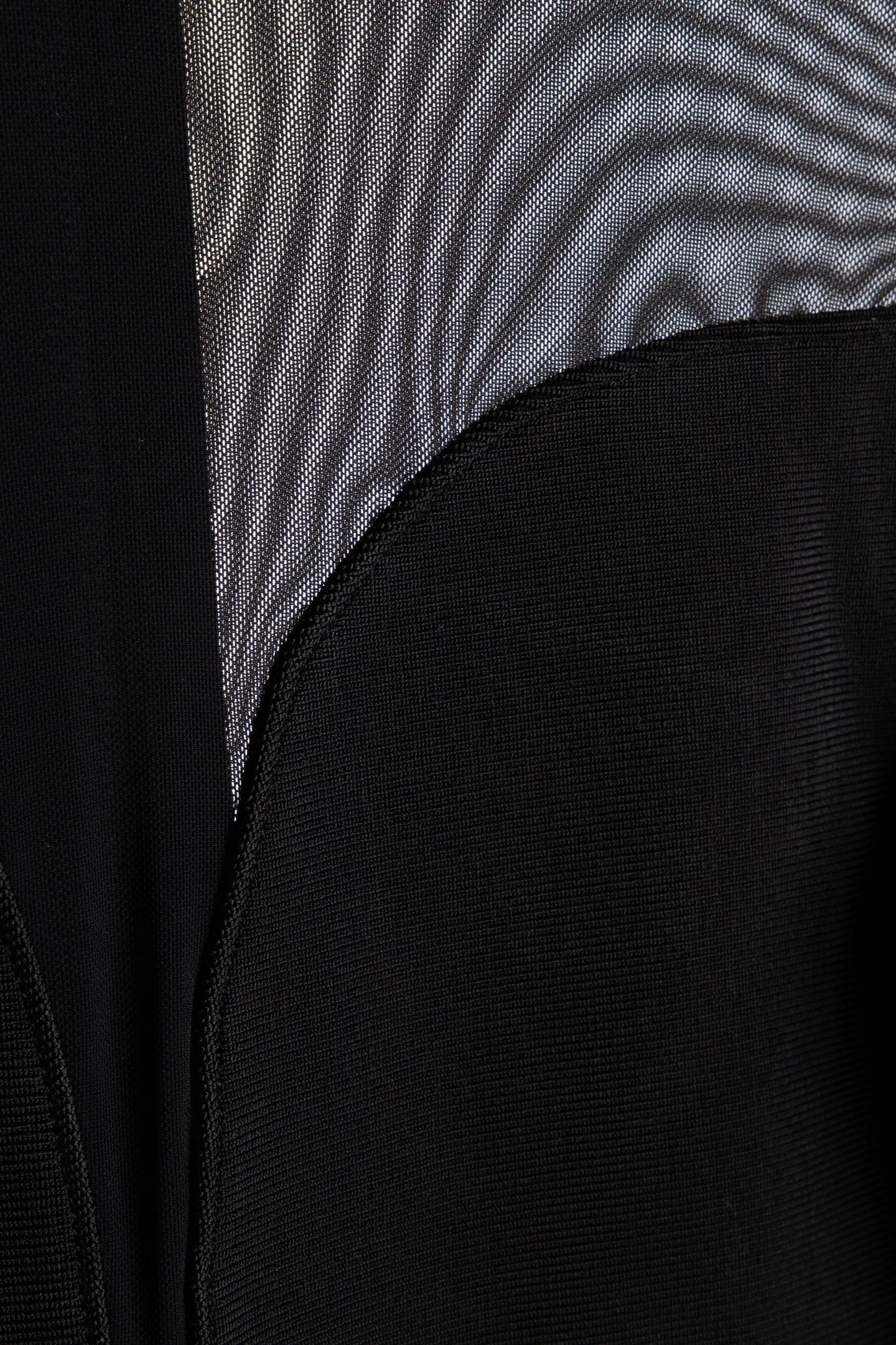 DIANA LS BANDAGE DRESS JET BLACK A996 4
