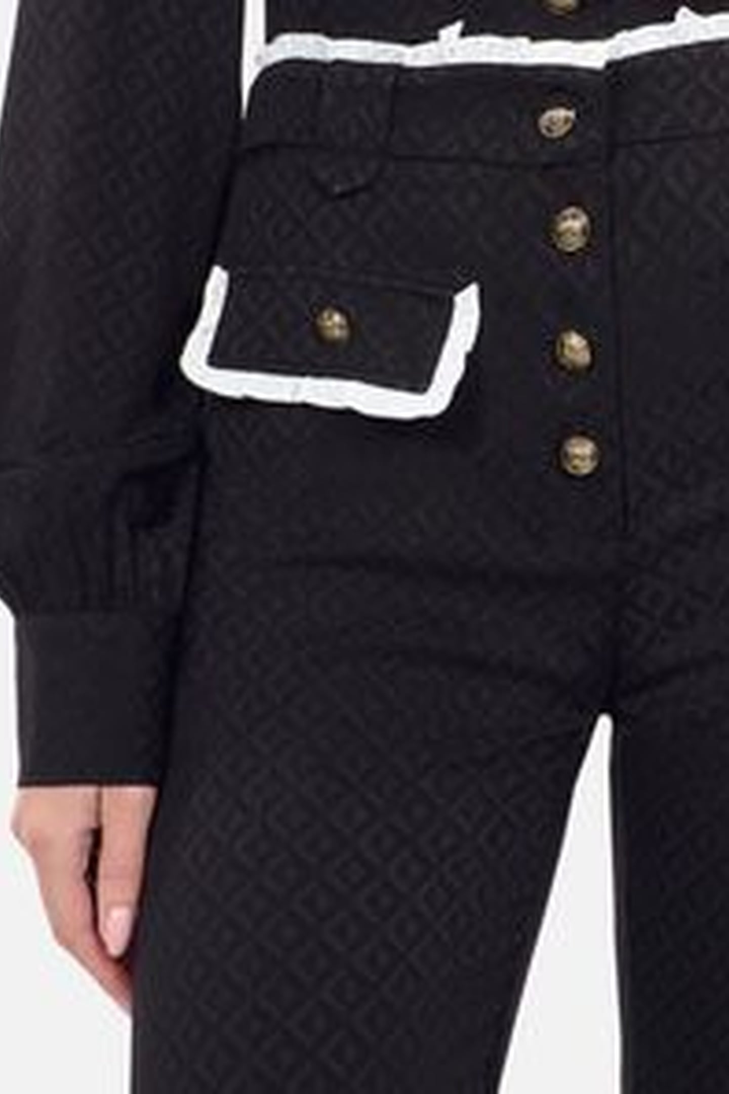 JACQUARD TROUSERS BLACK 8