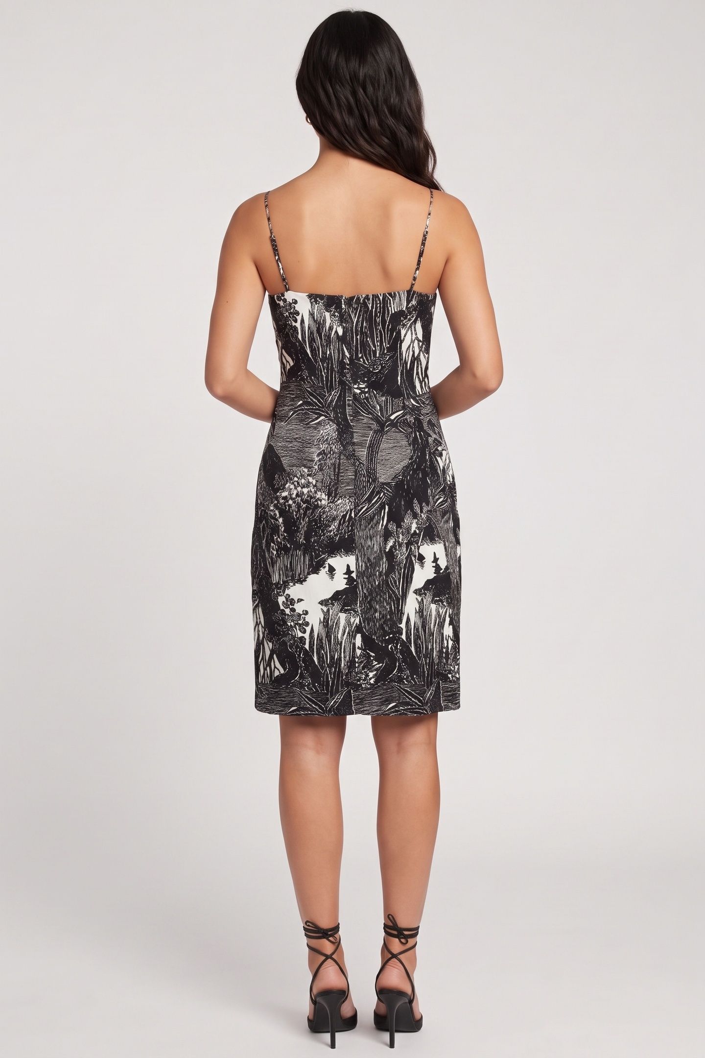 GRINDELIA AOP DRESS WHITE 2