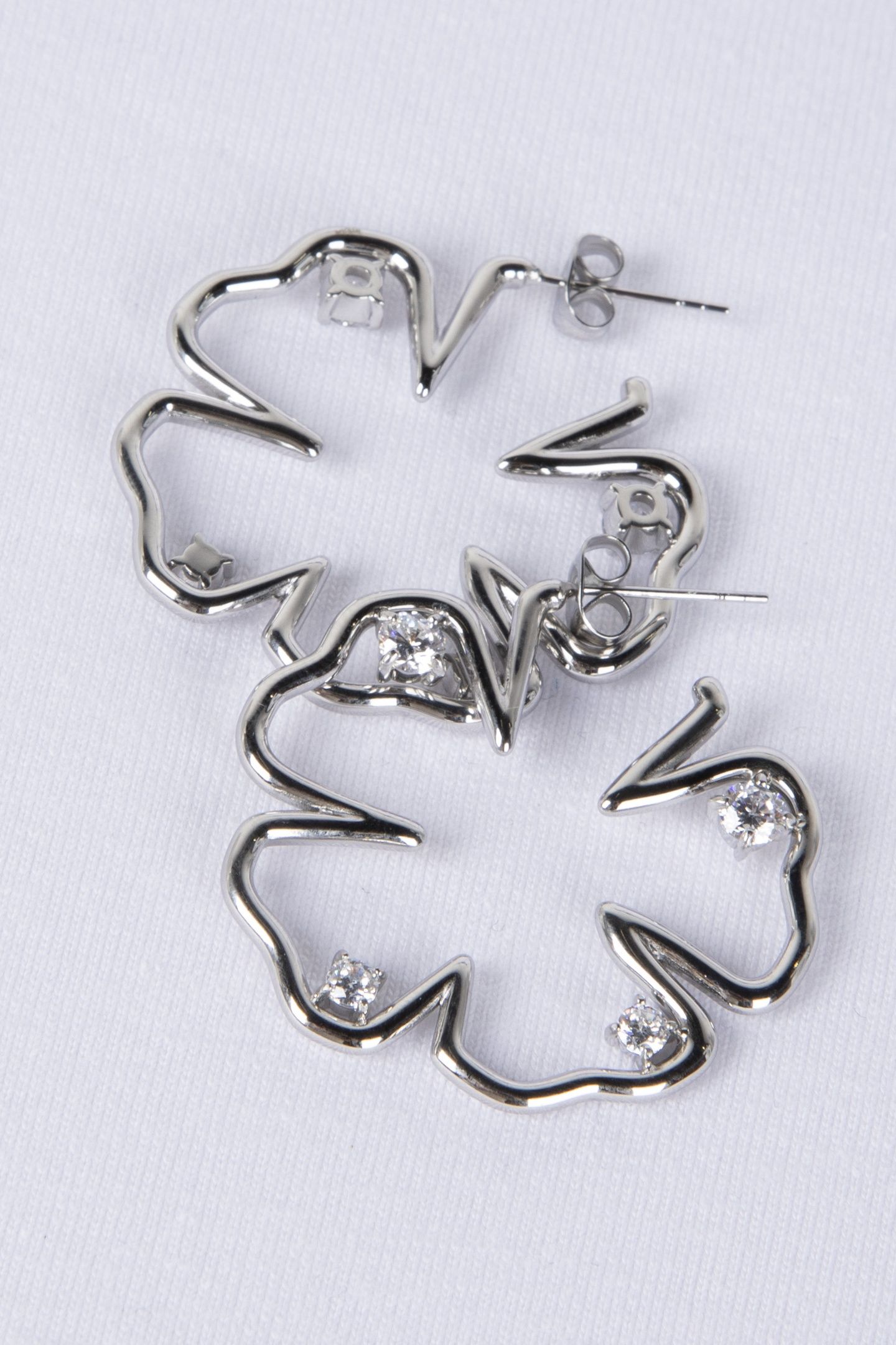 JEWELRY BOX HIBISCUS SET SILVER 9