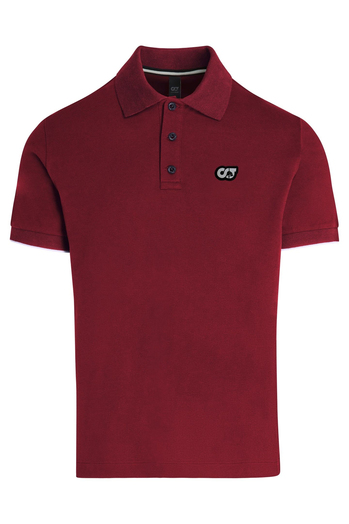 JUNX V2.Y9.01 POLO SHIRT SHORT DARK BERRY 2