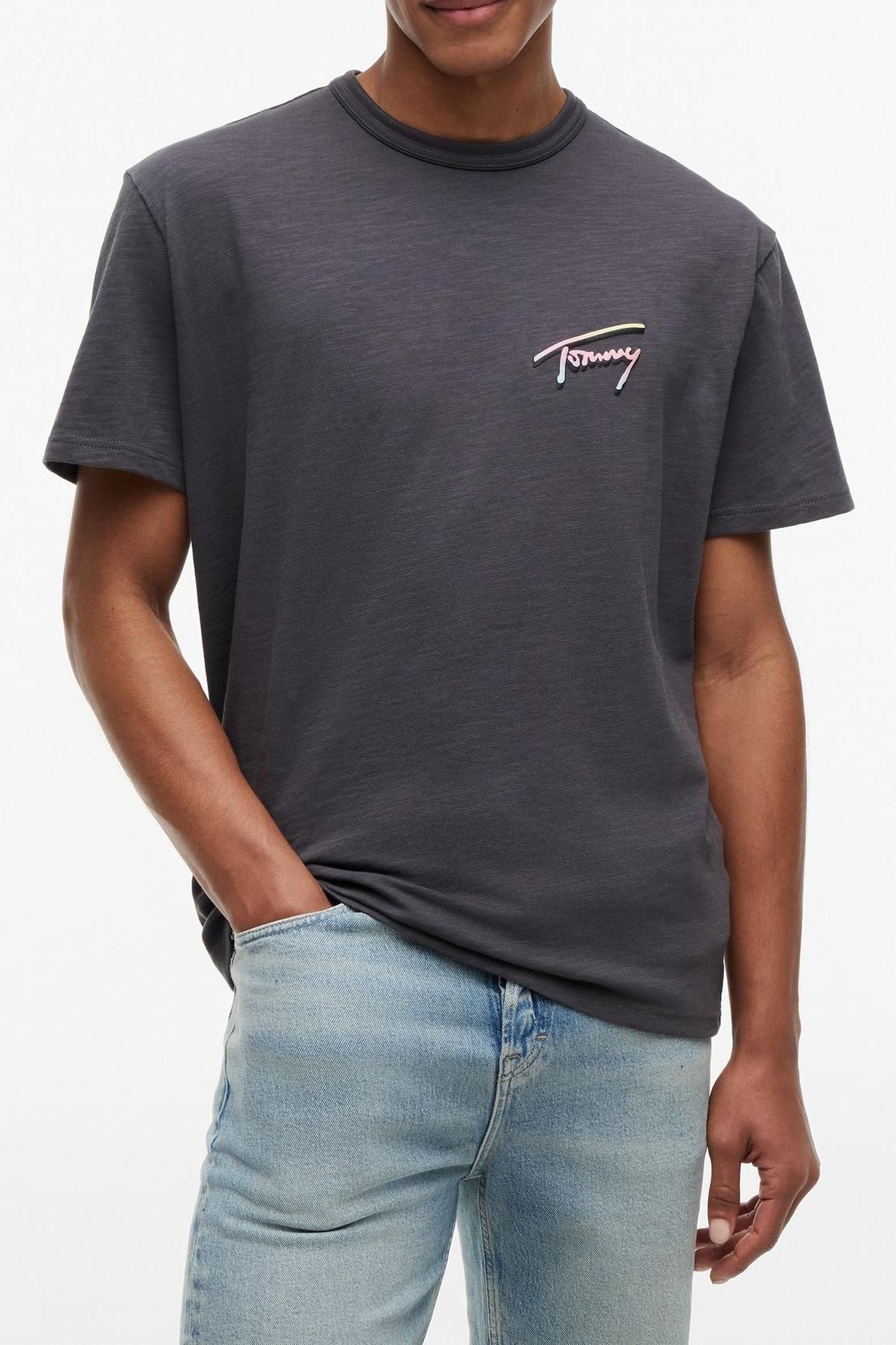 RELAXED NOVELTY SS TEE WASHED BLACK 1