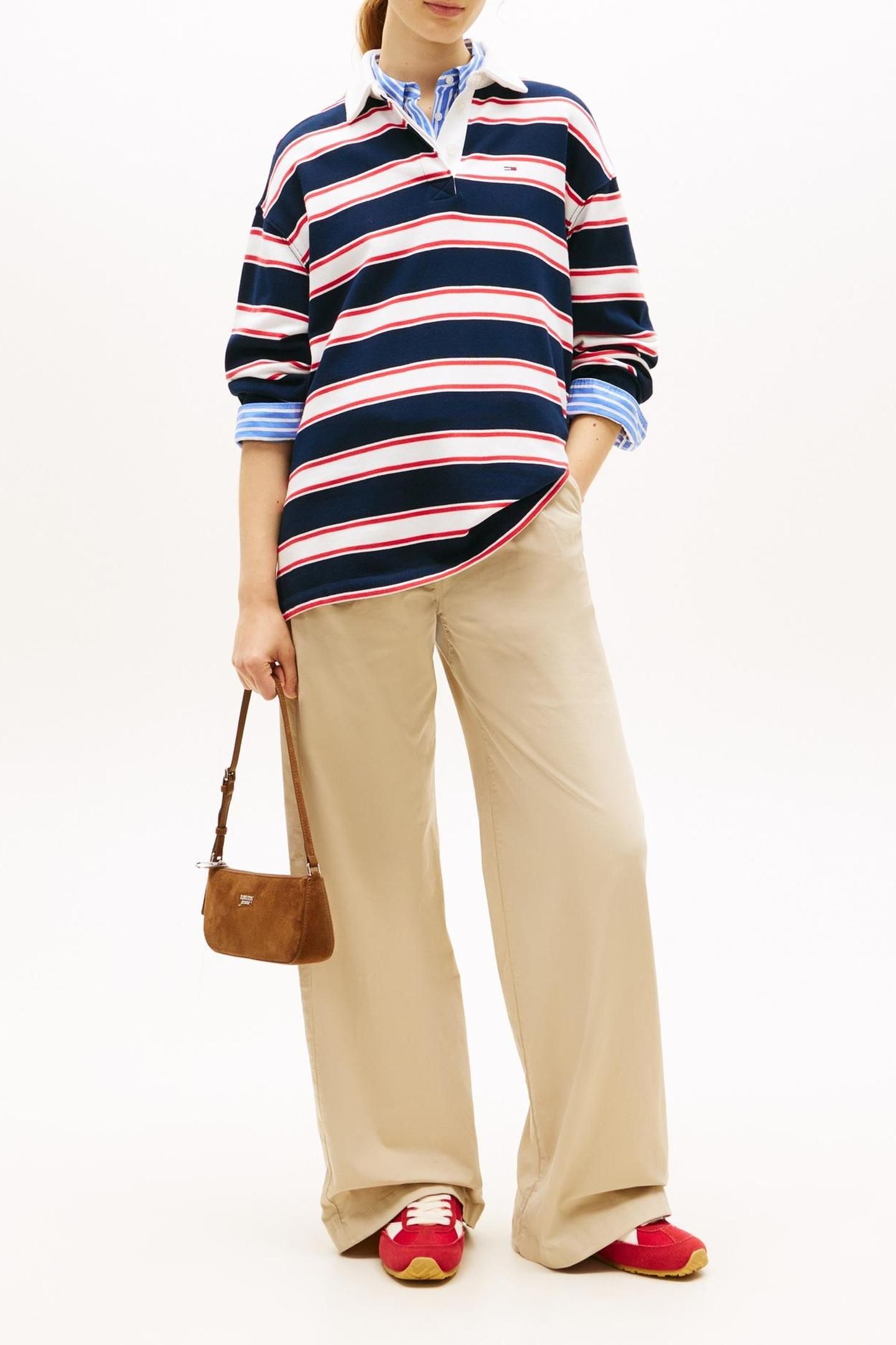 RELAXED S-FLAG STRIPE DARK NIGHT NAVY/MULTI STRIPE 2