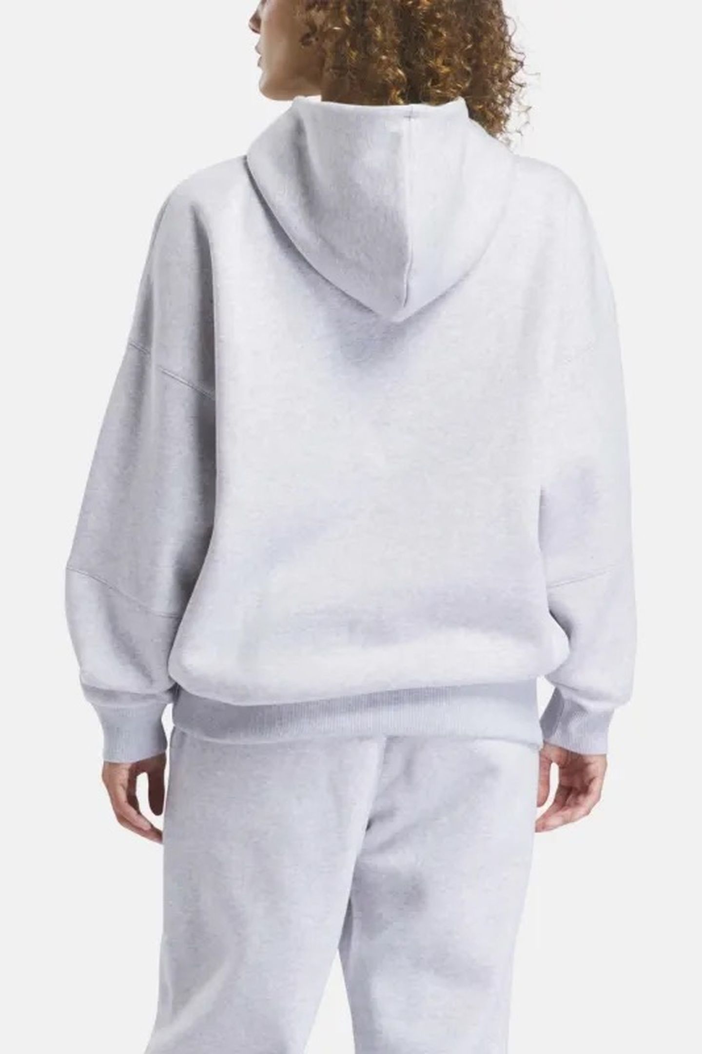 LUX OVERSIZED HOODIE LIGHT GREY HEATHER 2