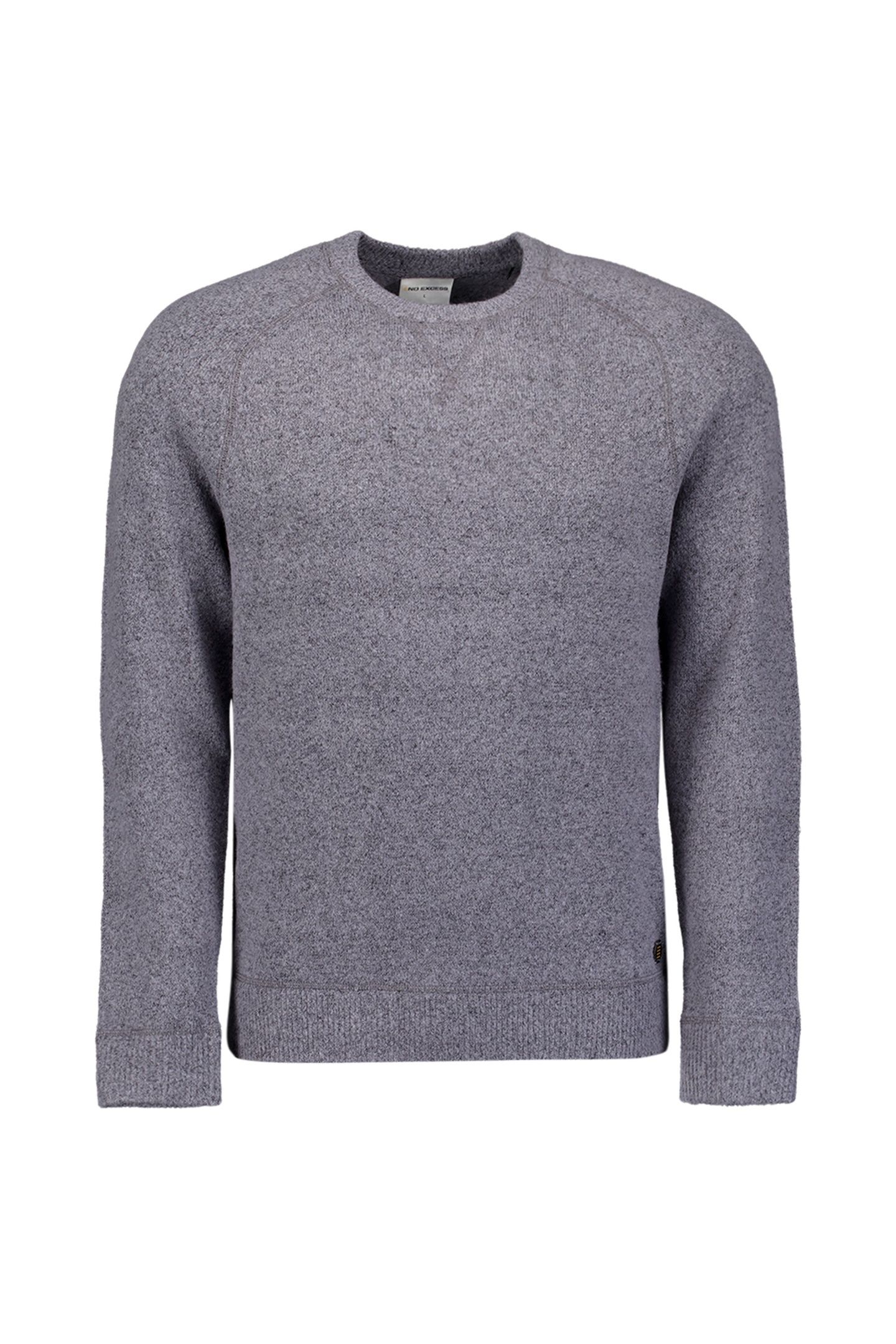 PULLOVER CREWNECK SOFT WOOL BLEND WASHED BLUE 5