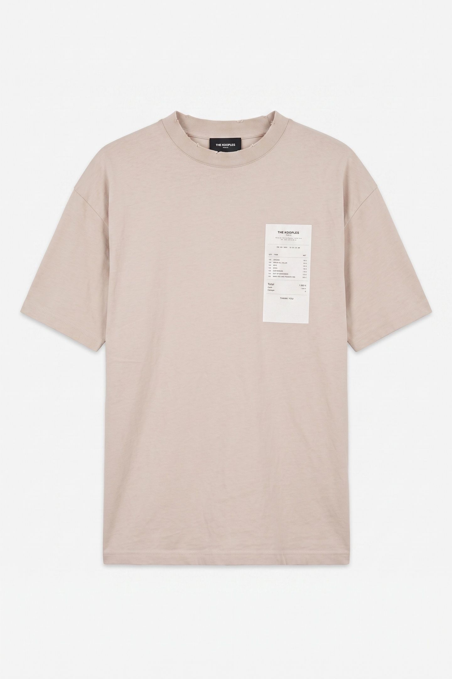 SHORT-SLEEVED T-SHIRT WITH PRINT STONE GREY 3