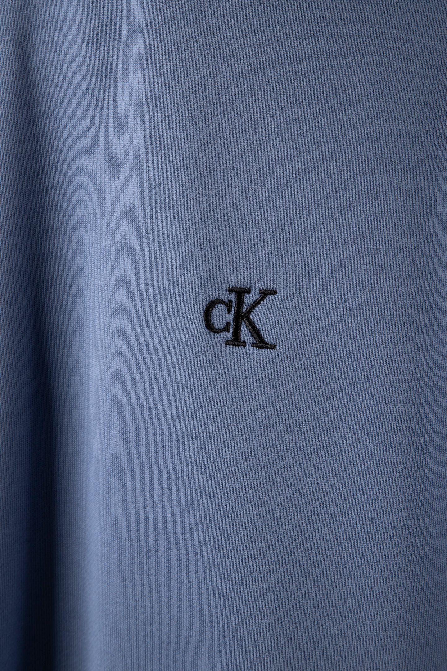 LONG SLEEVE CLASSIC 350GSM TERRY MONOGRAM DUSTY SAILOR BLUE 4