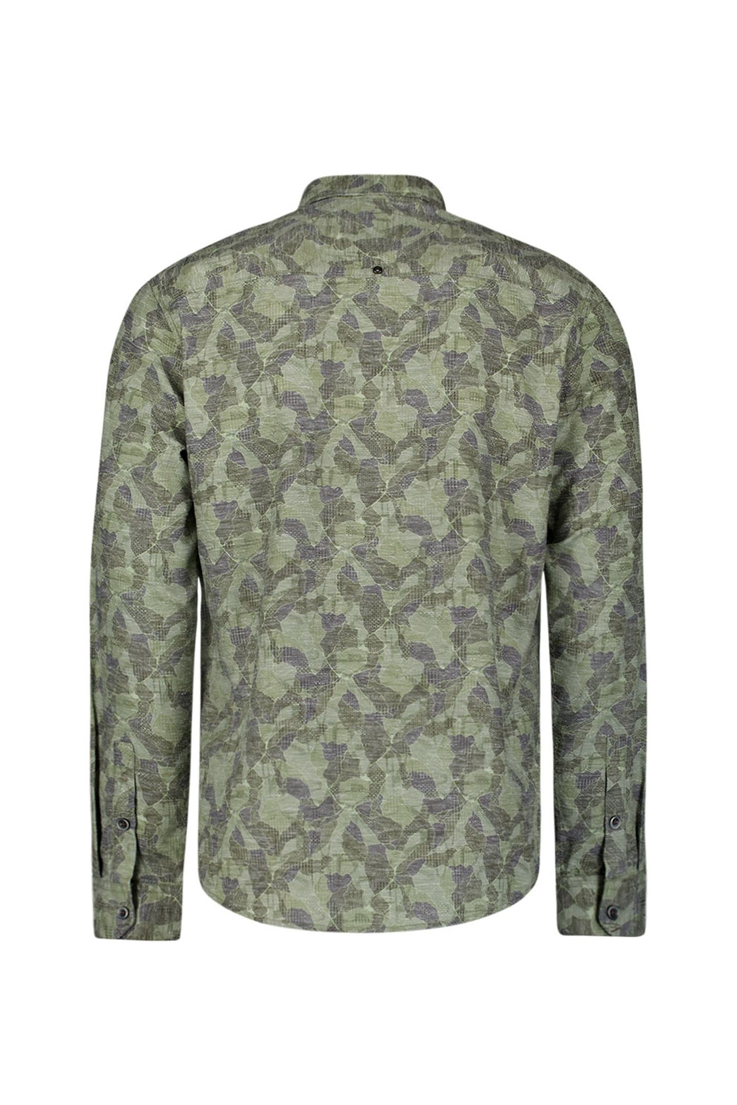 SHIRT ALLOVER PRINTED JACQUARD DARK GREEN 6
