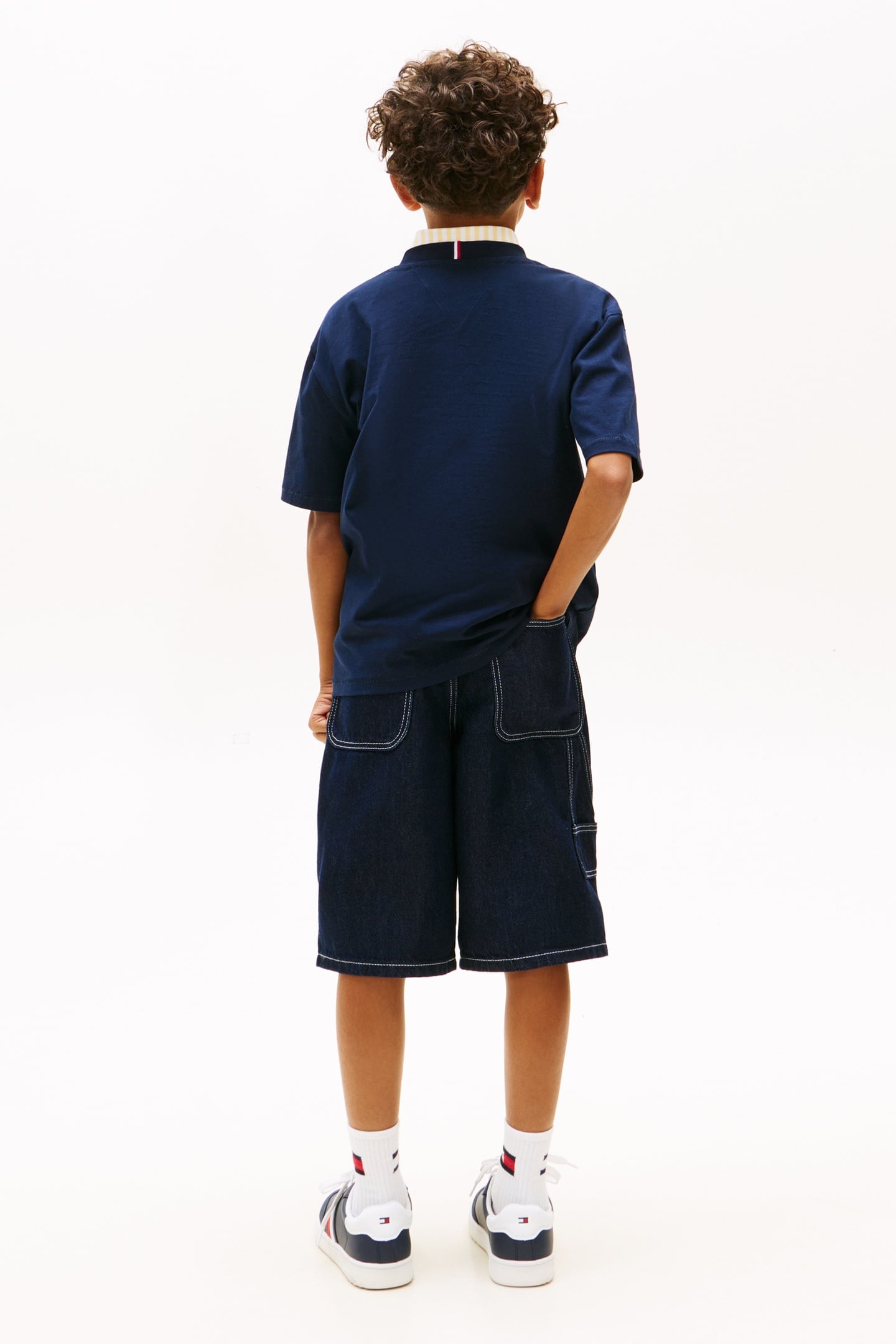 BOYS TOMMY HILFIGER NYC TEE DARK NIGHT NAVY 3