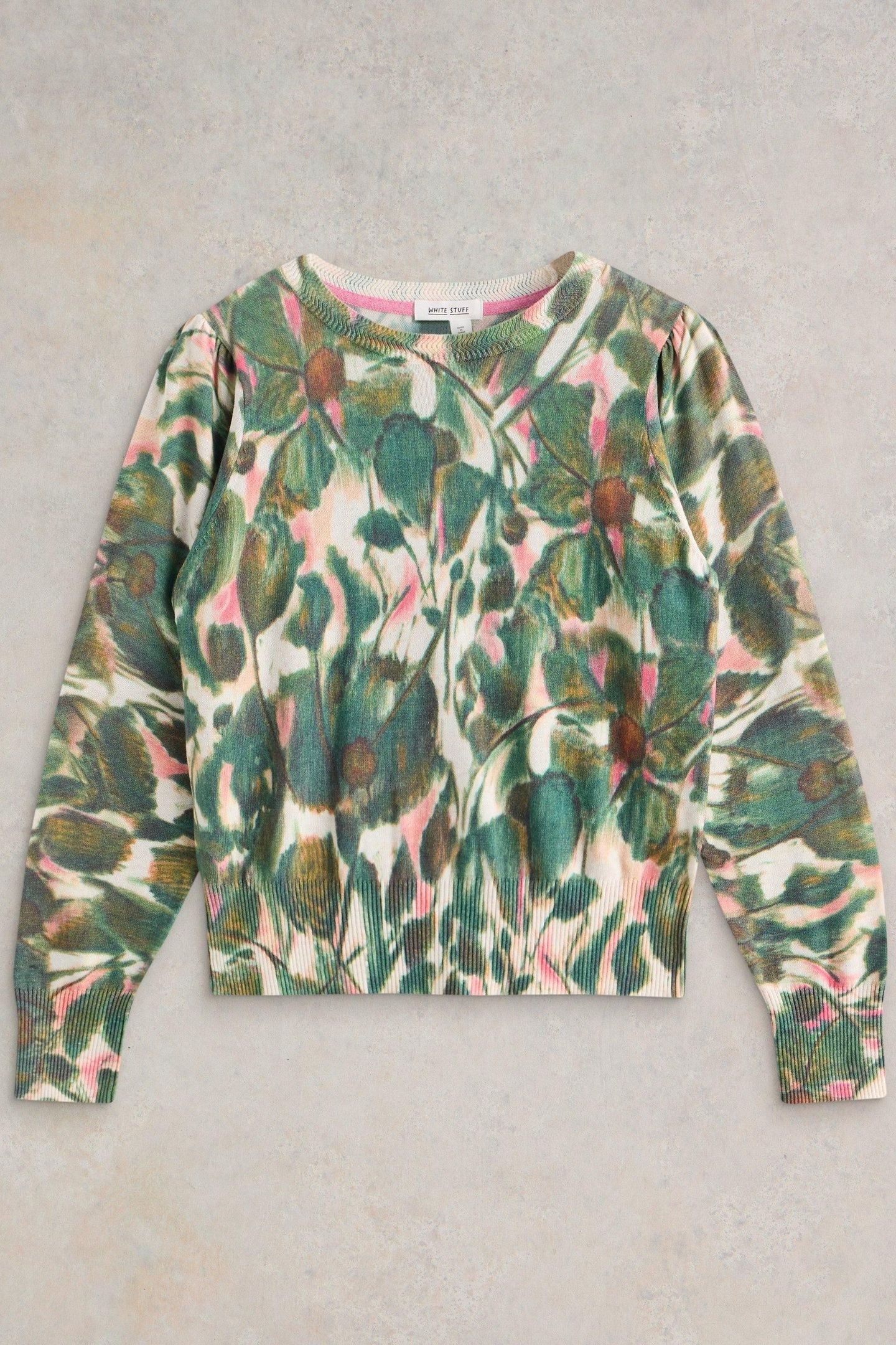 ROSIE JUMPER GREEN PRINT 3