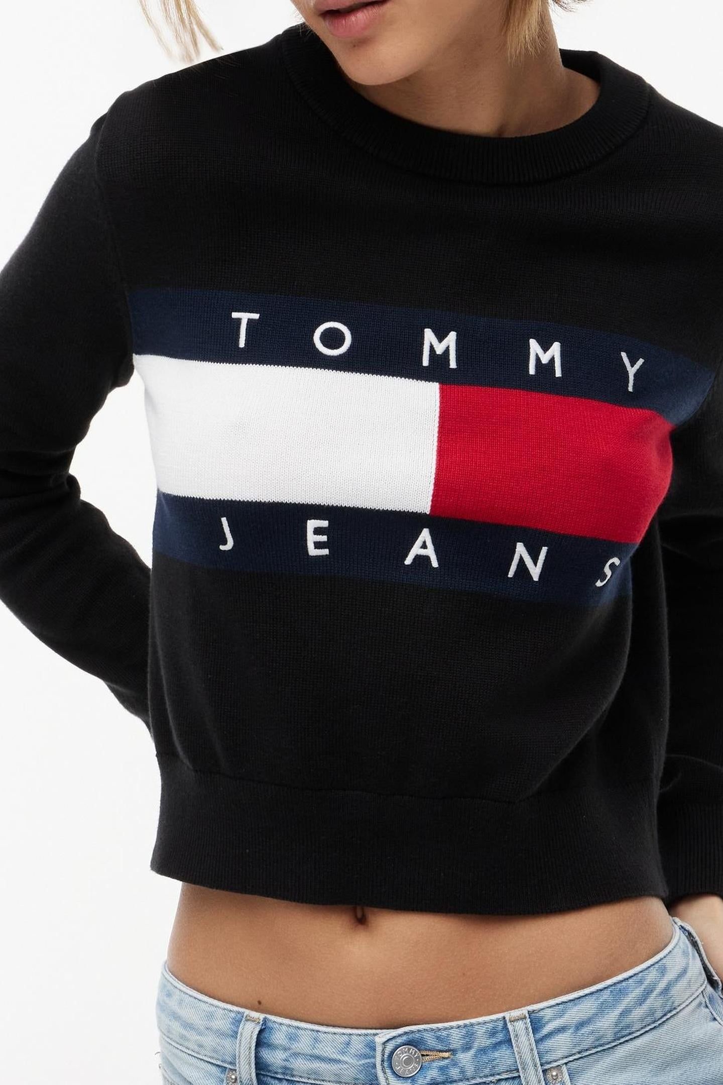 FLAG CREW NECK BLACK 3