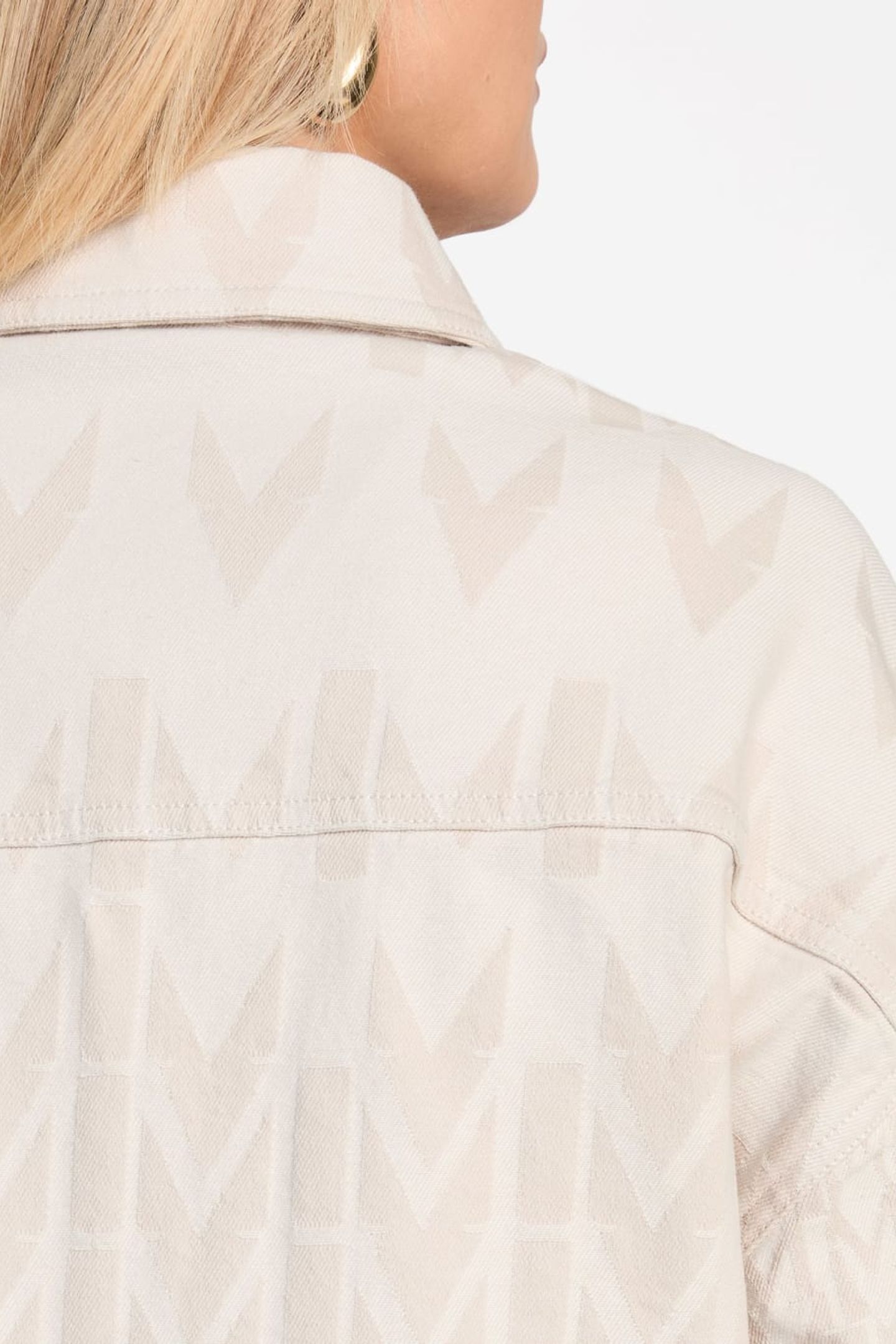 SARAH PATCH POCKET D MONOGRAM OFF WHITE 9