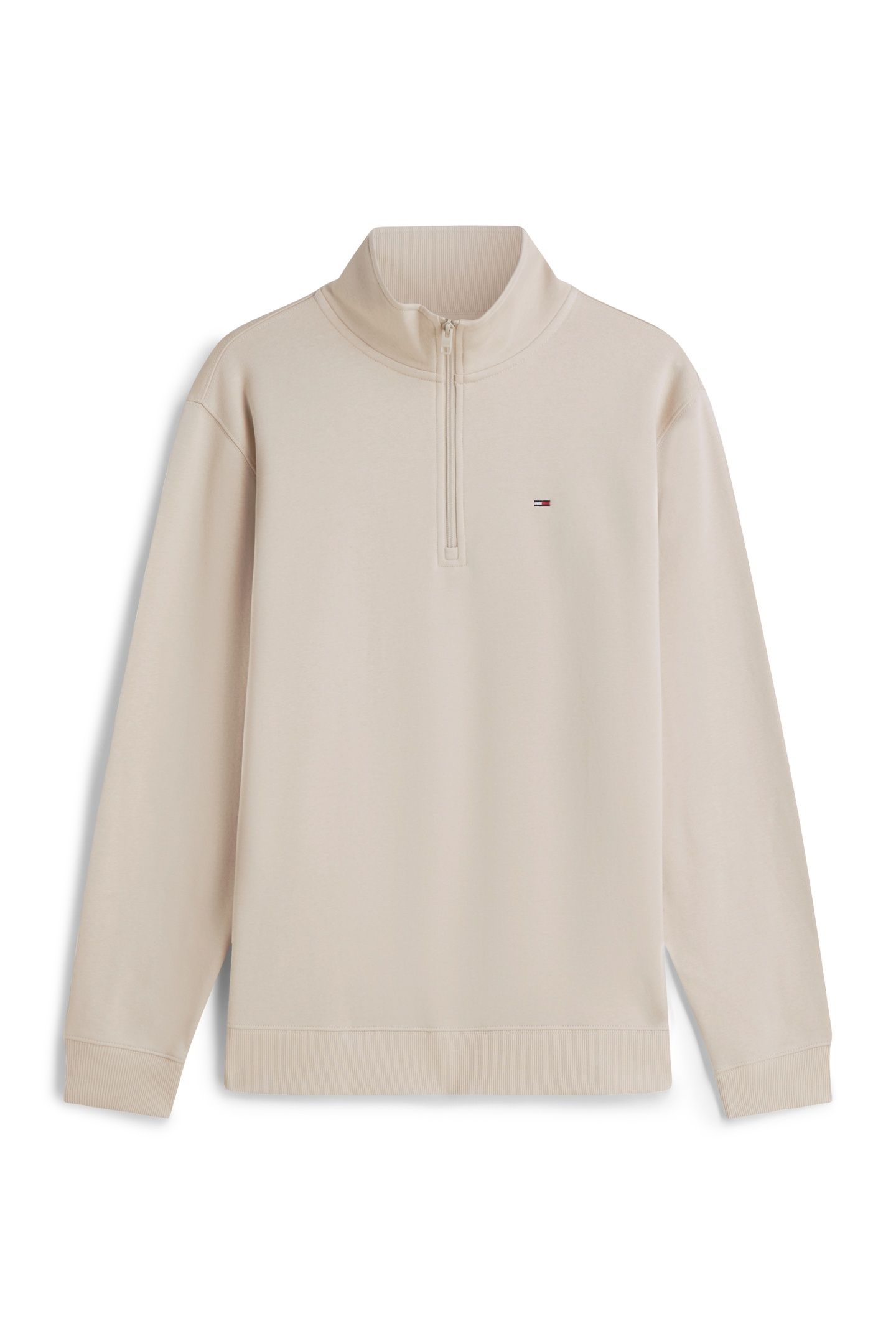 REGULAR FLEECE 1/4 ZIP CLASSIC BEIGE 4