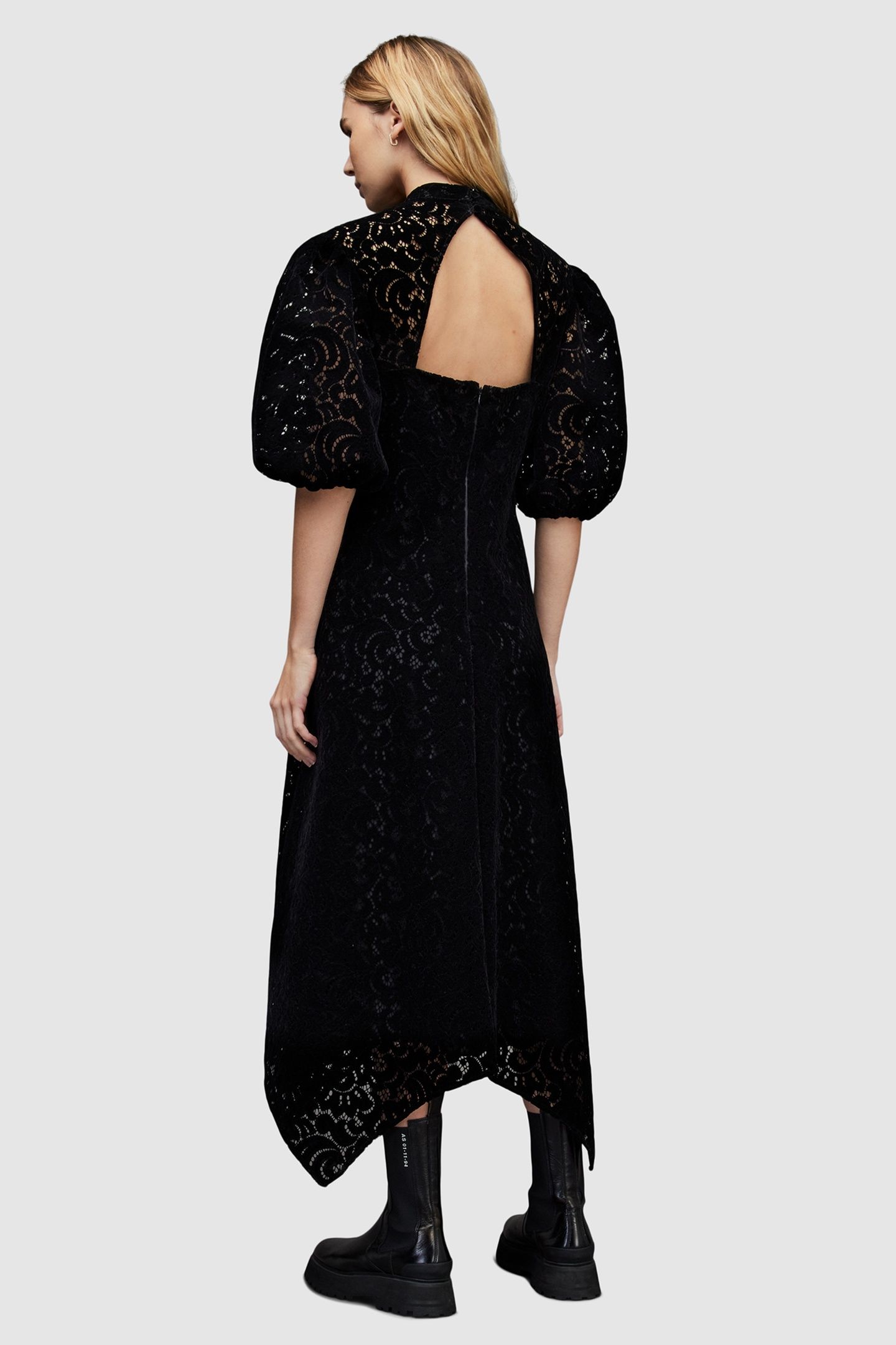 CAMILA LACE DRESS BLACK 3