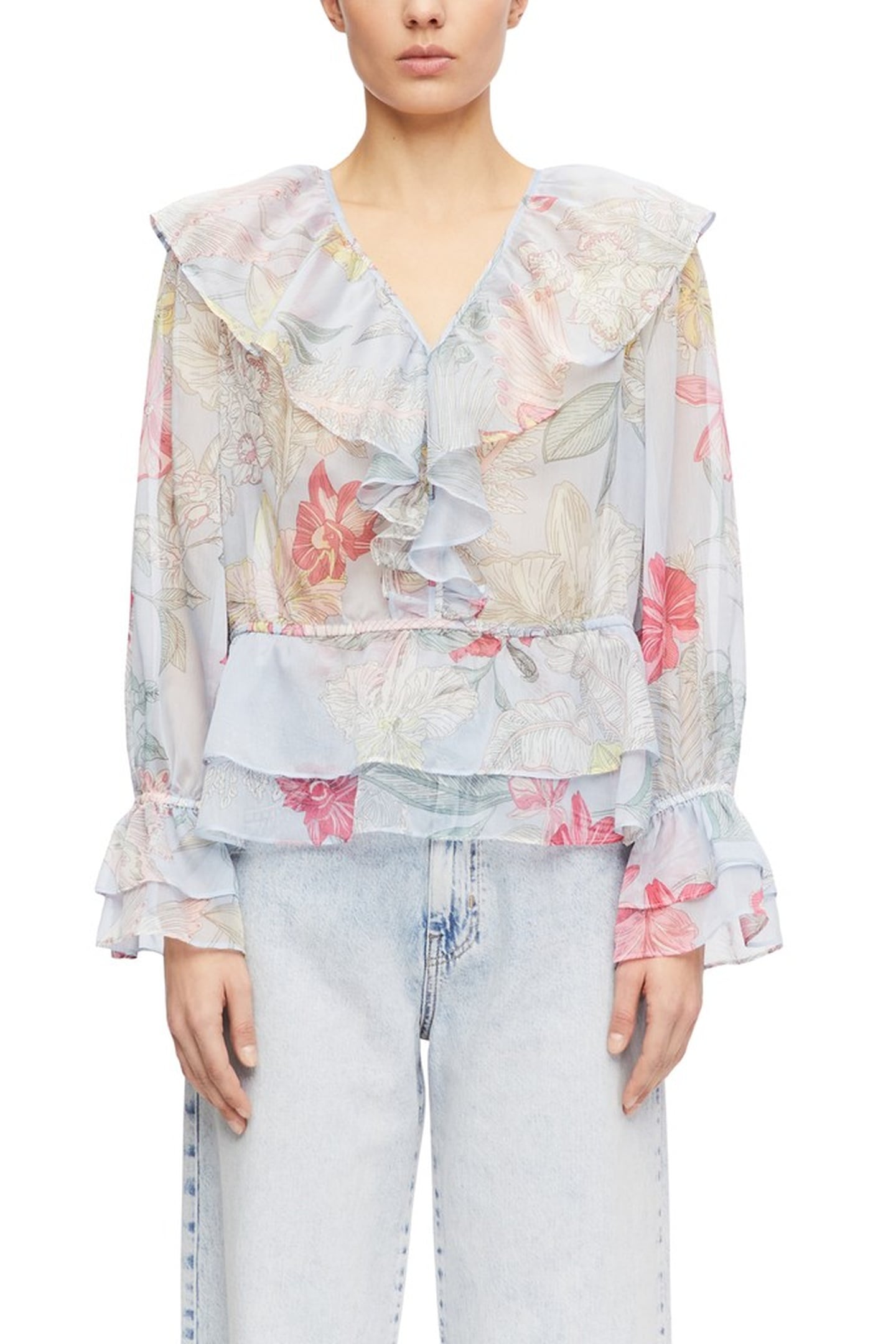 COMMA BLOUSES BLUE 1