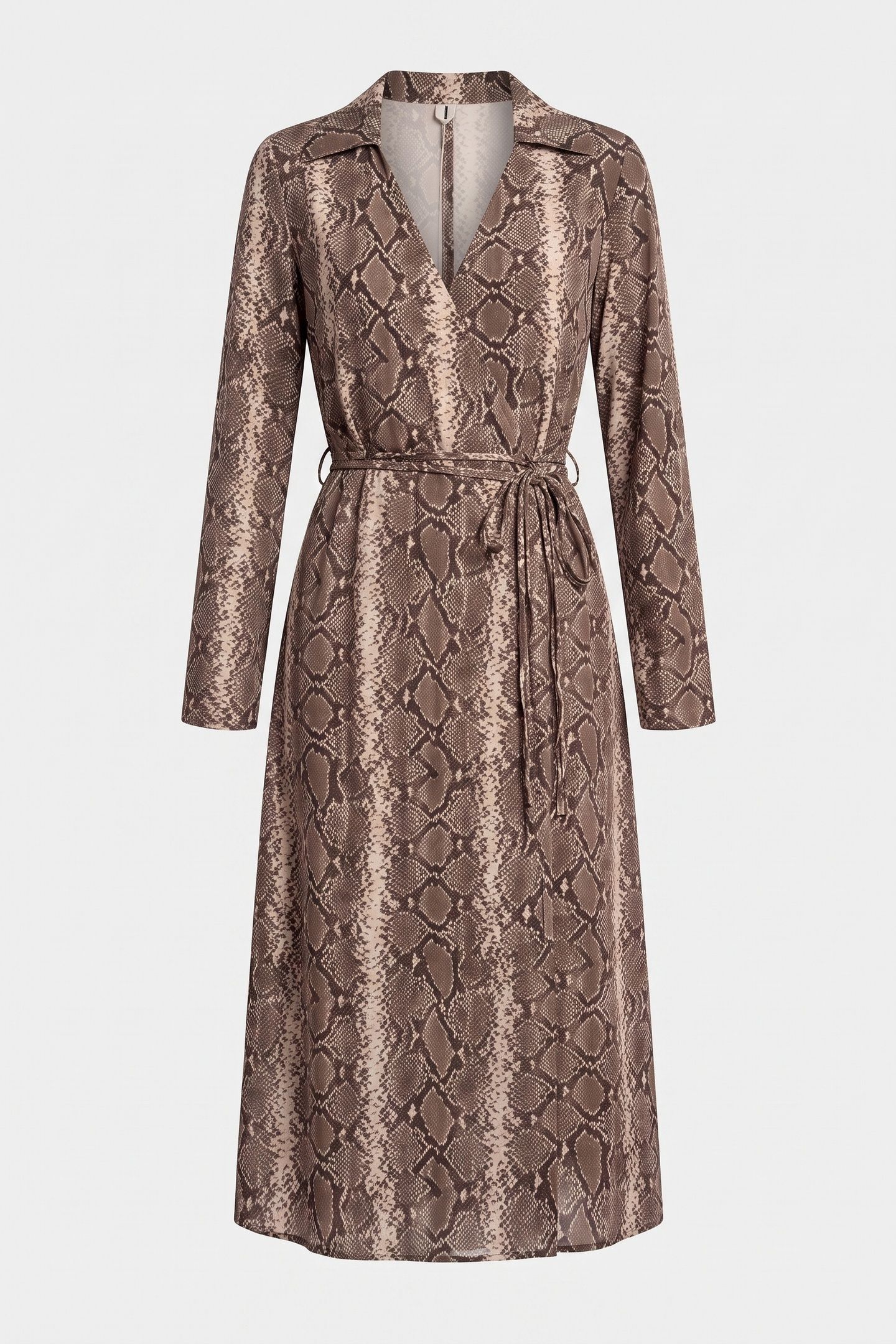 GLO WRAP DRESS BEIGE 3