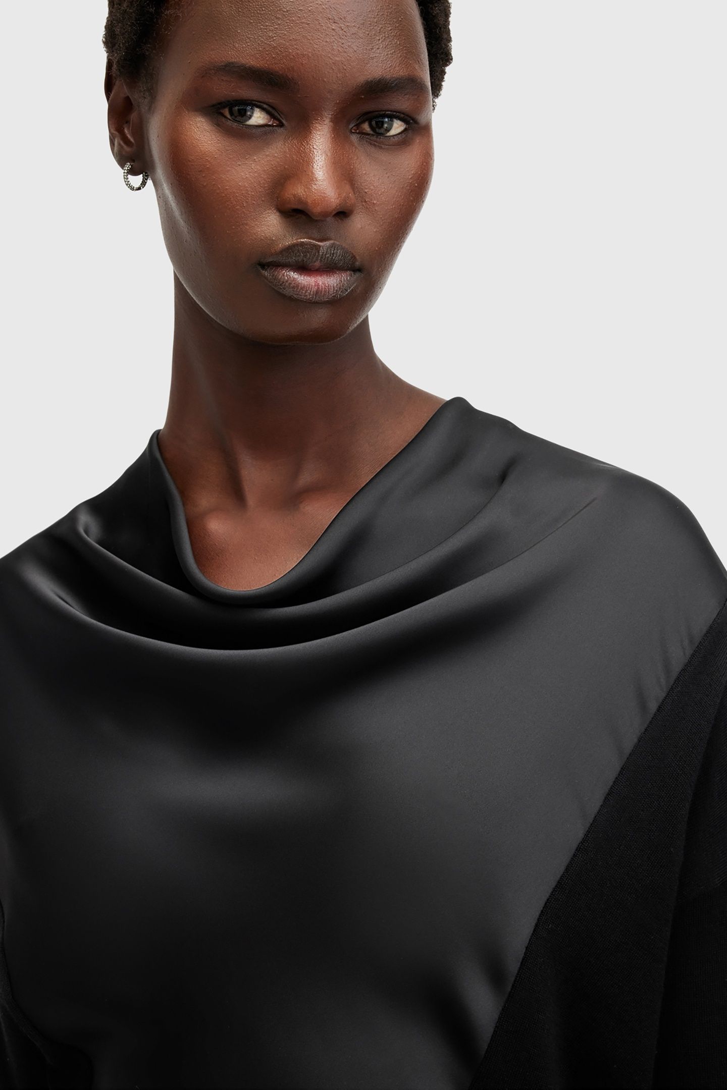 MYRA COWL JUMPER BLACK 3