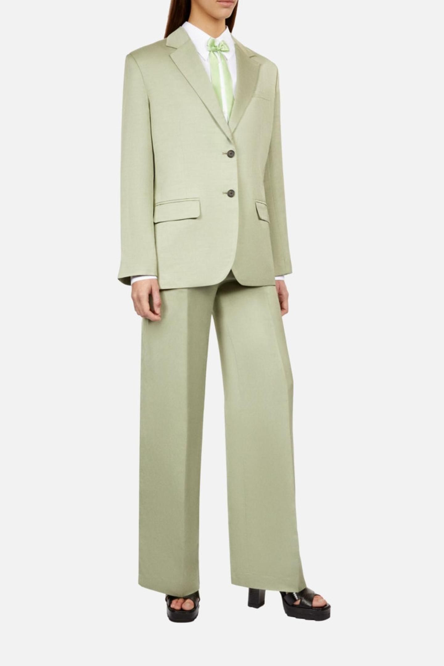 FLUID OVERSIZE SUIT VESTS KAKI GREY 3