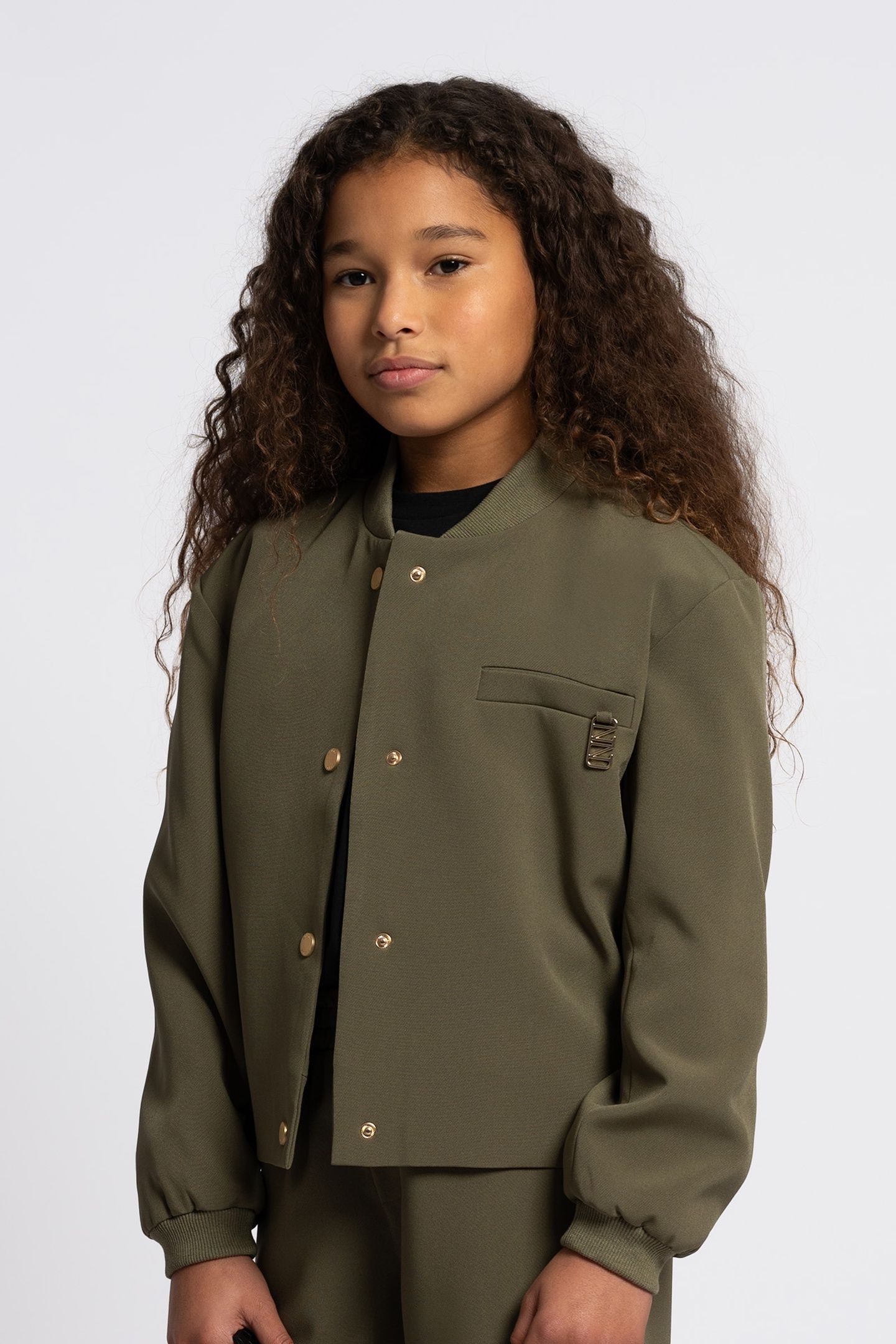 ELIZA BOMBER DEEP FOREST GREEN 1