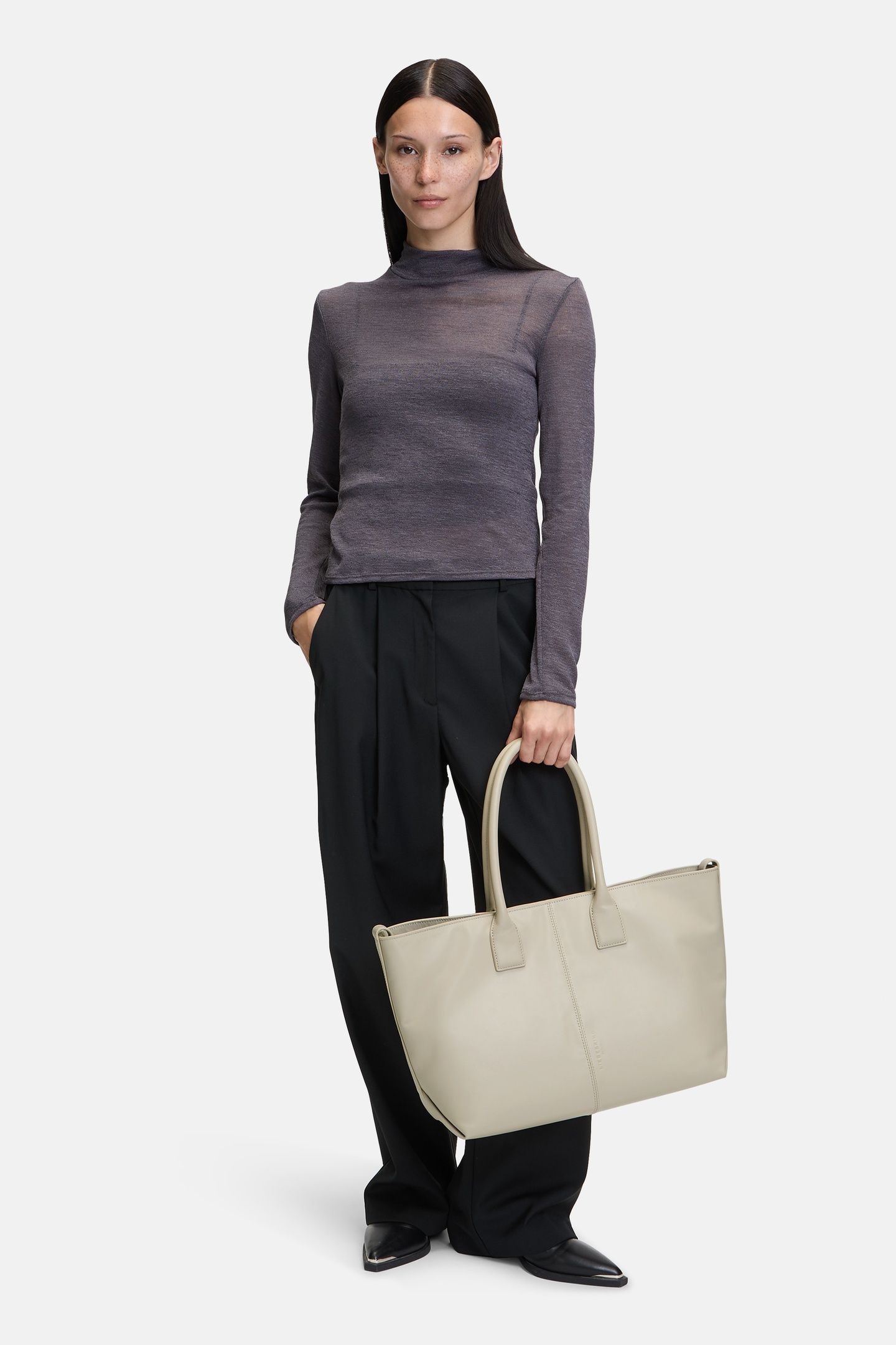 SHOPPER MEDIUM BEIGE 1