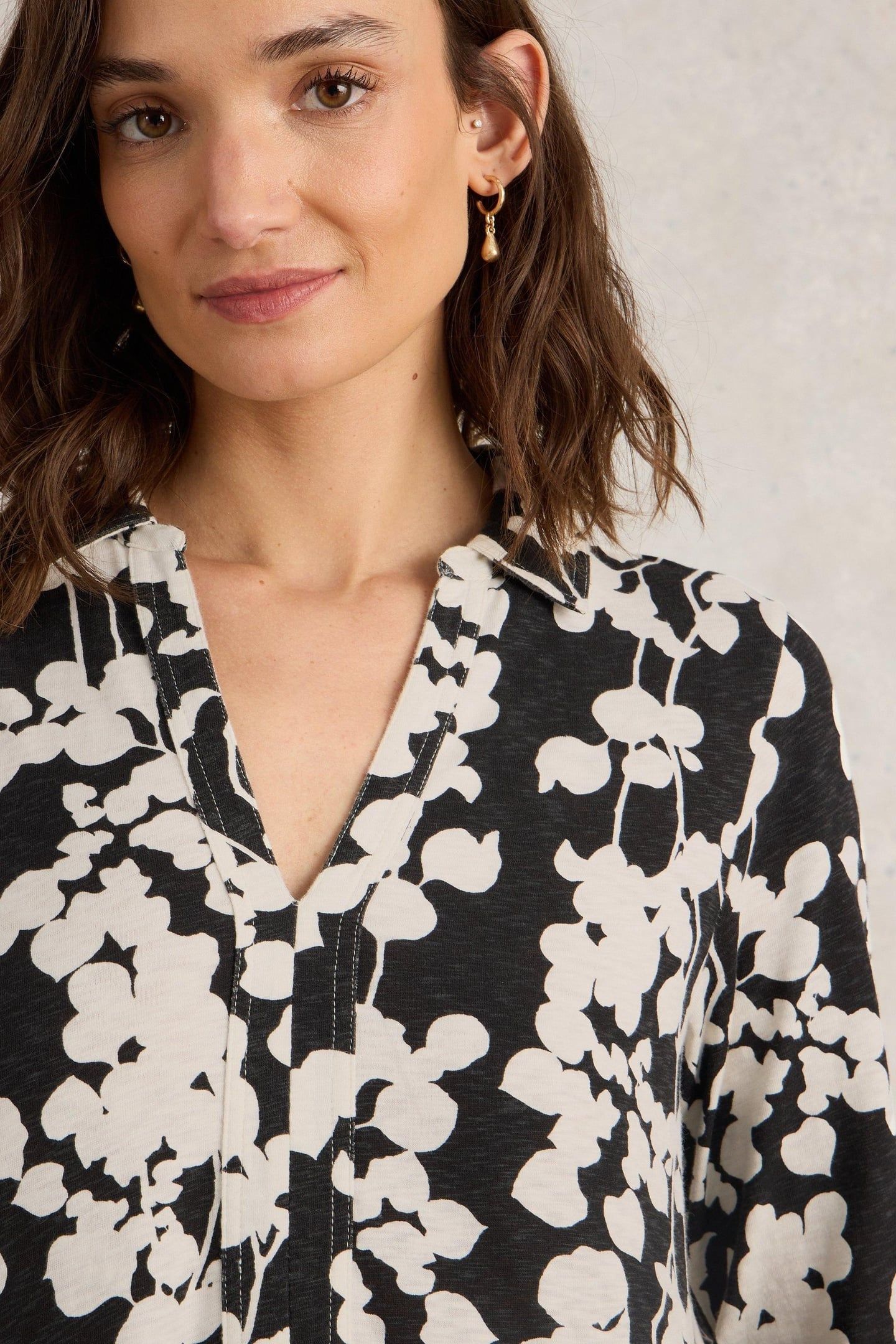 AIMEE JERSEY DRESS BLACK MULTI 4