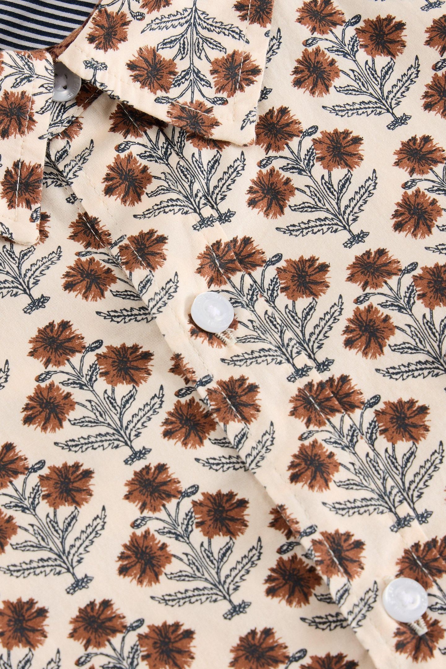 LARGE DANDELION PRINTED SHIRT NATURAL MULTI 6