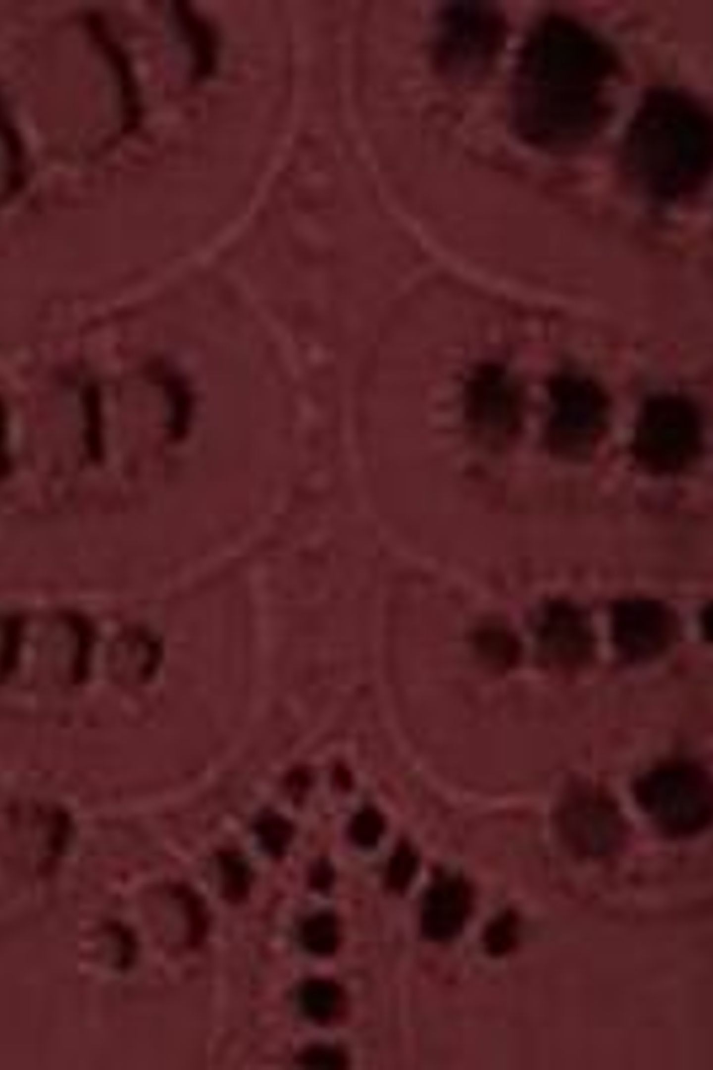 LINDSAY BRODERIE DRESS DARK RED 7