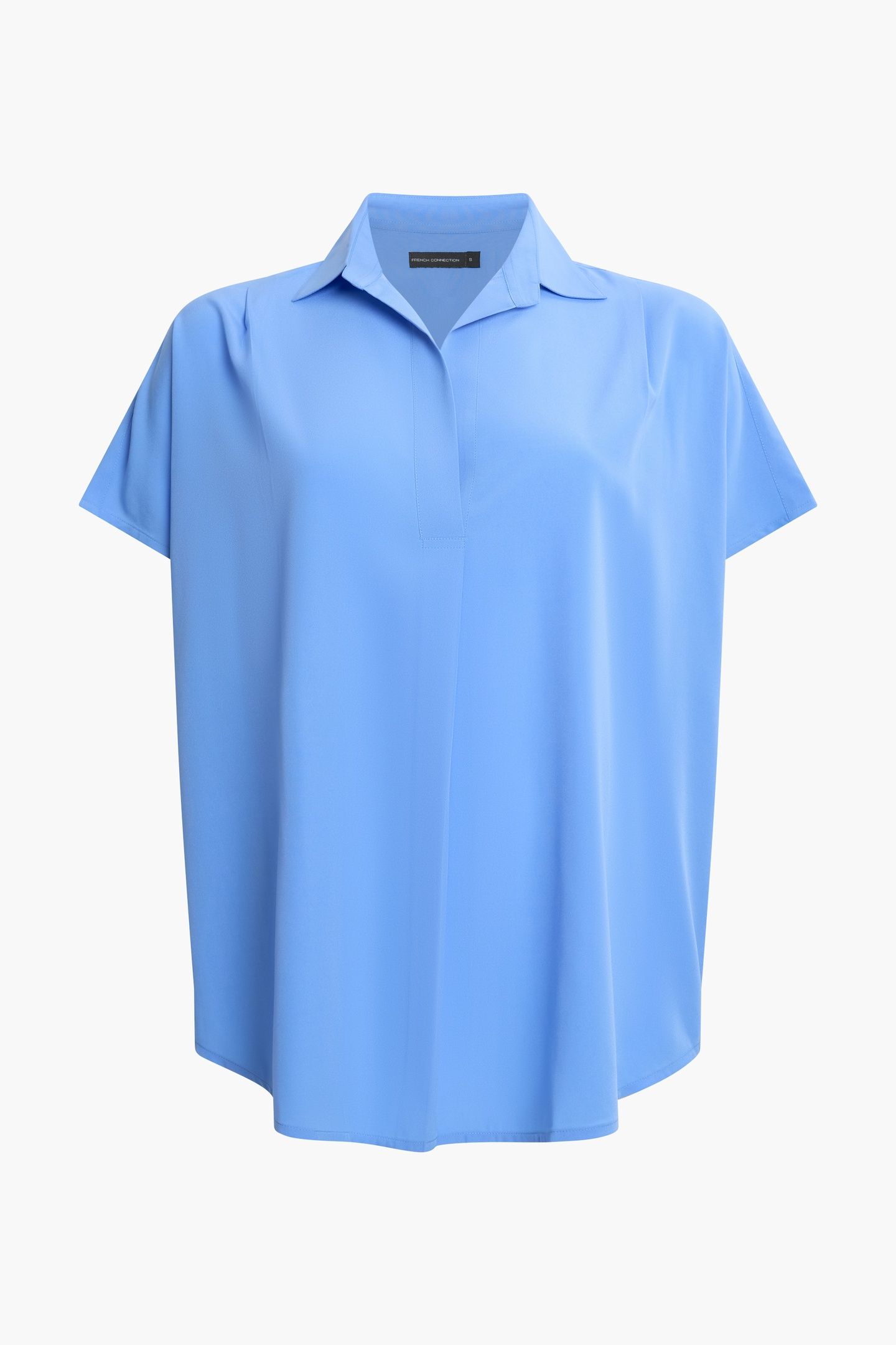 CREPE LIGHT SLEEVELESS POPOVER CORNFLOWER BLUE 5