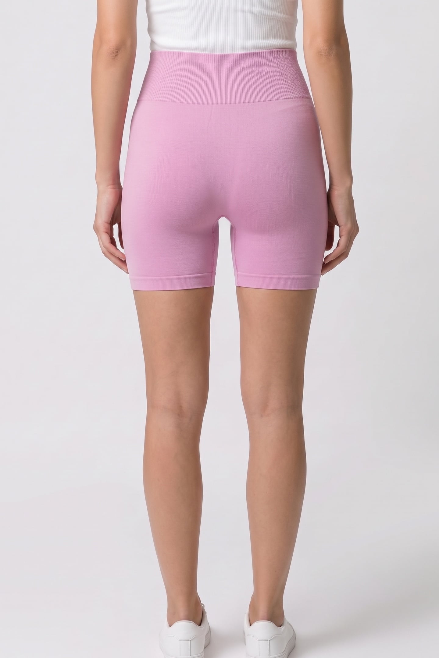 SHY SHINY SEAMLESS SHORTS PINK 2
