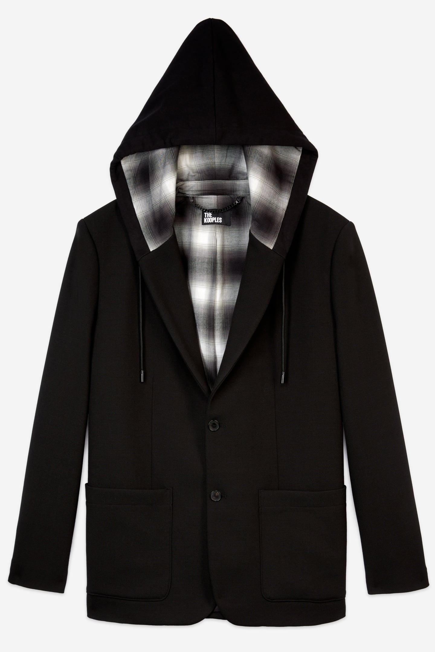 SUIT JACKET WITH HOOD BLACK 5