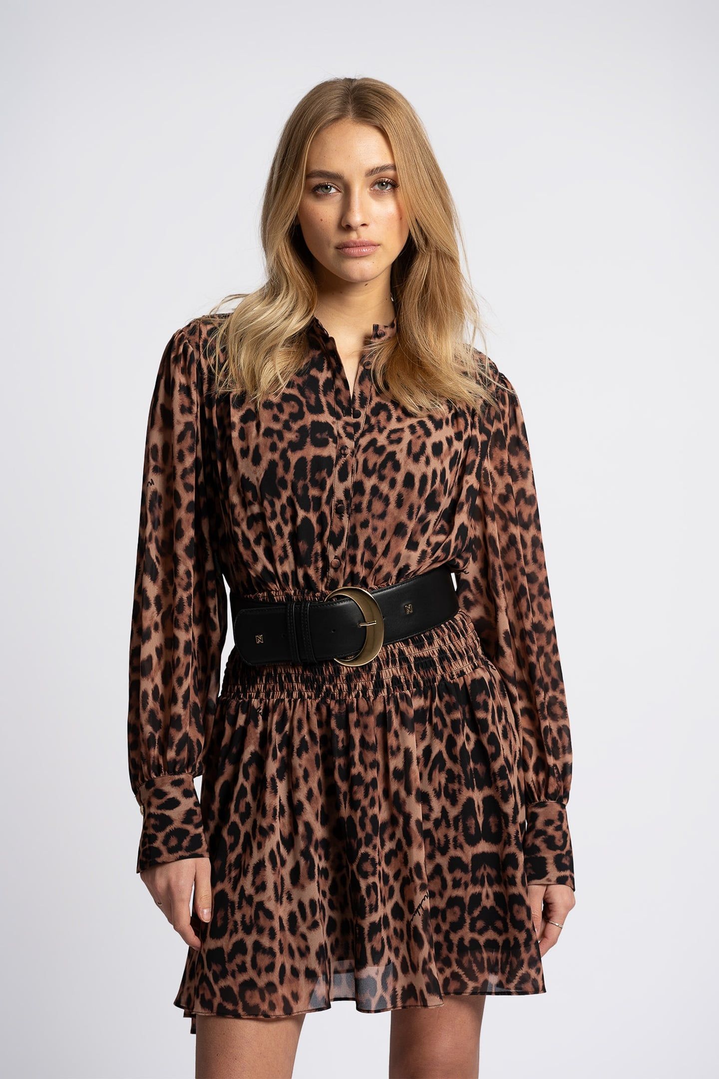 LEOPARD DRESS TOFFEE 1