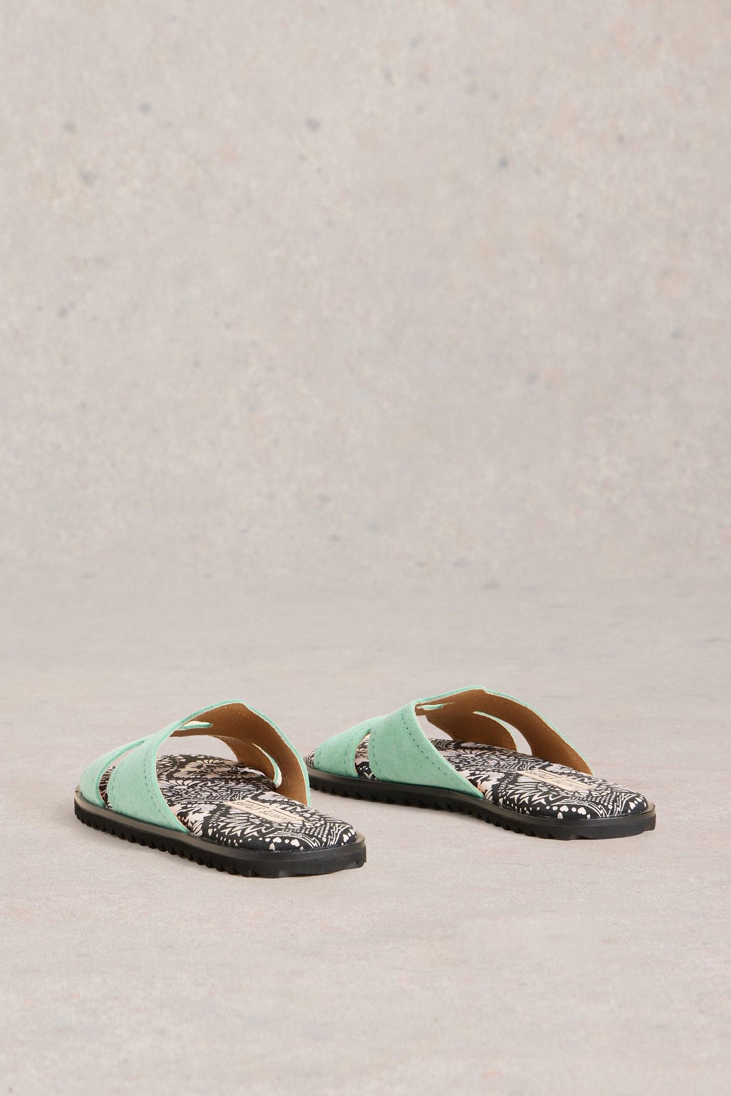 FLORAL FLIP FLOP SANDAL BRIGHT BLUE 4