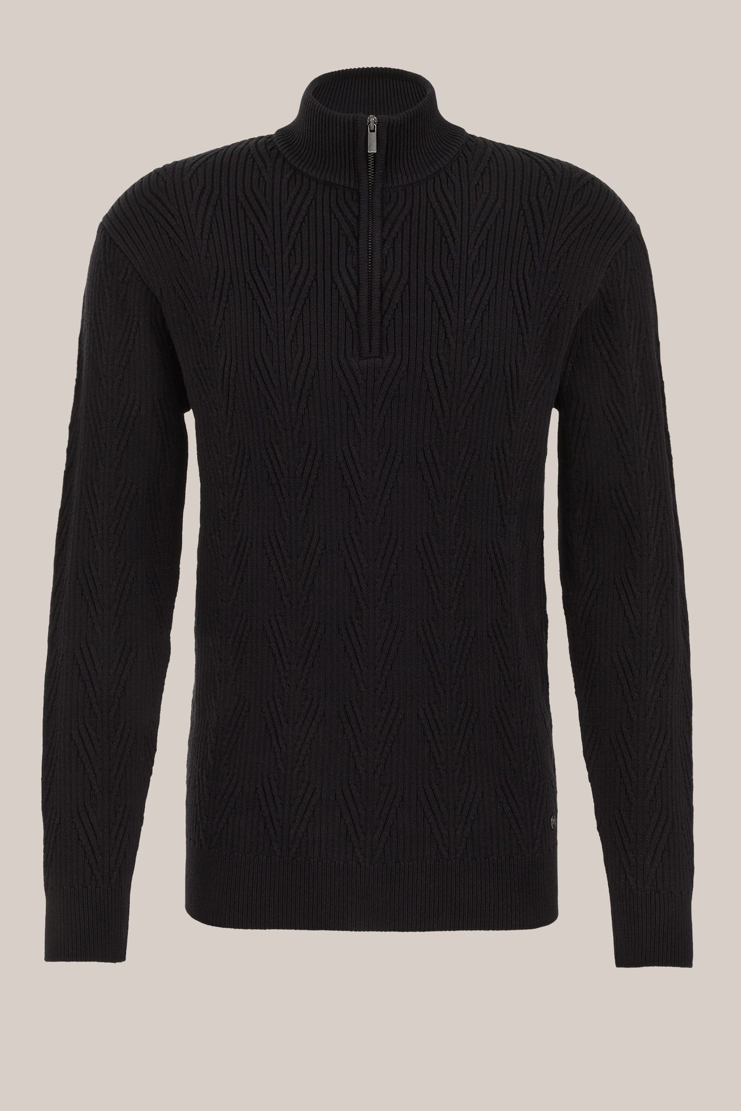 HALFWAY ZIPPER BLACK 4