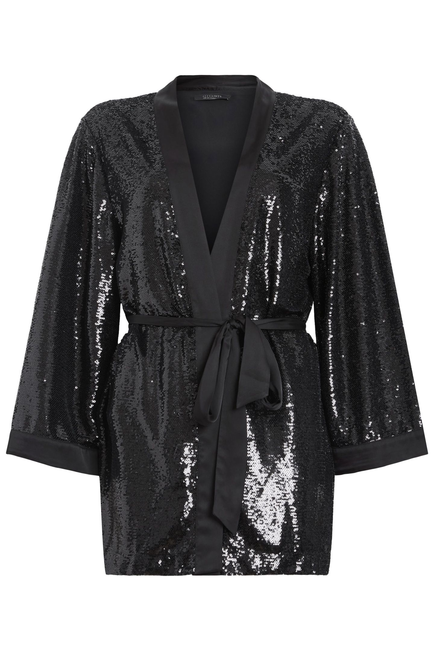 CARINA SEQUIN KIMONO BLACK 6