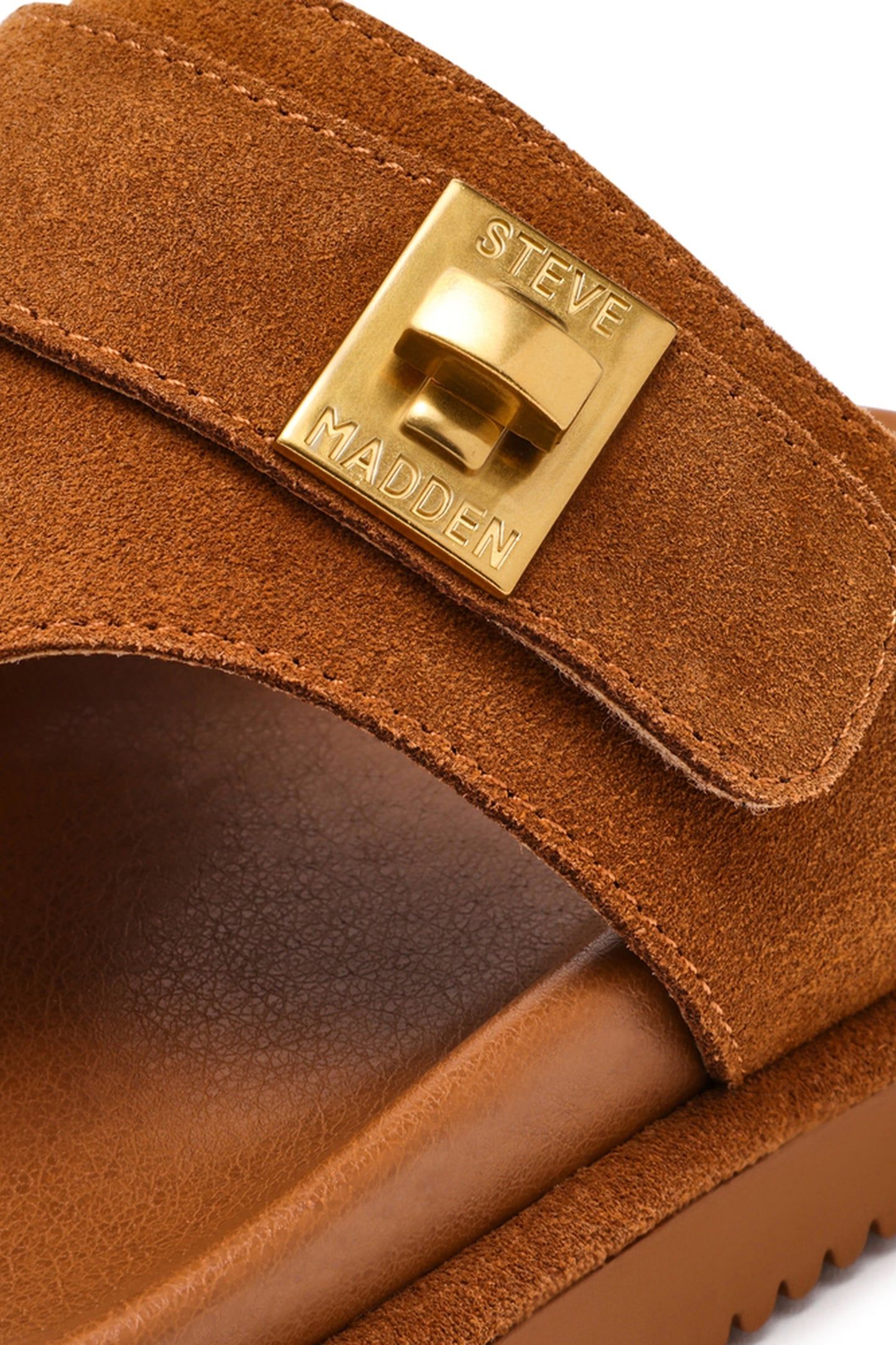 TUNED-IN SANDALS CHESTNUT SUEDE 5