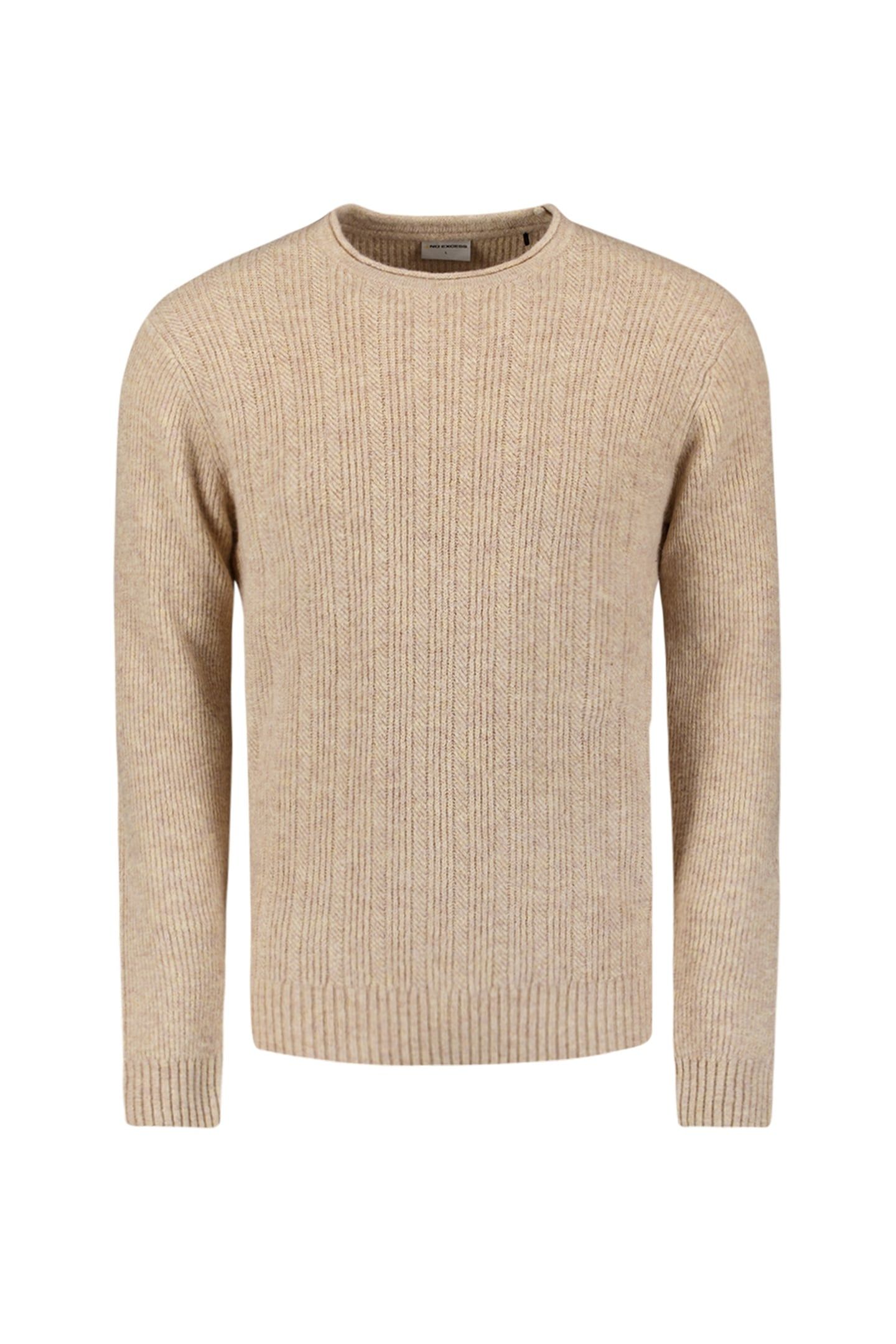 PULLOVER CREWNECK MELANGE CABLES KIT 1