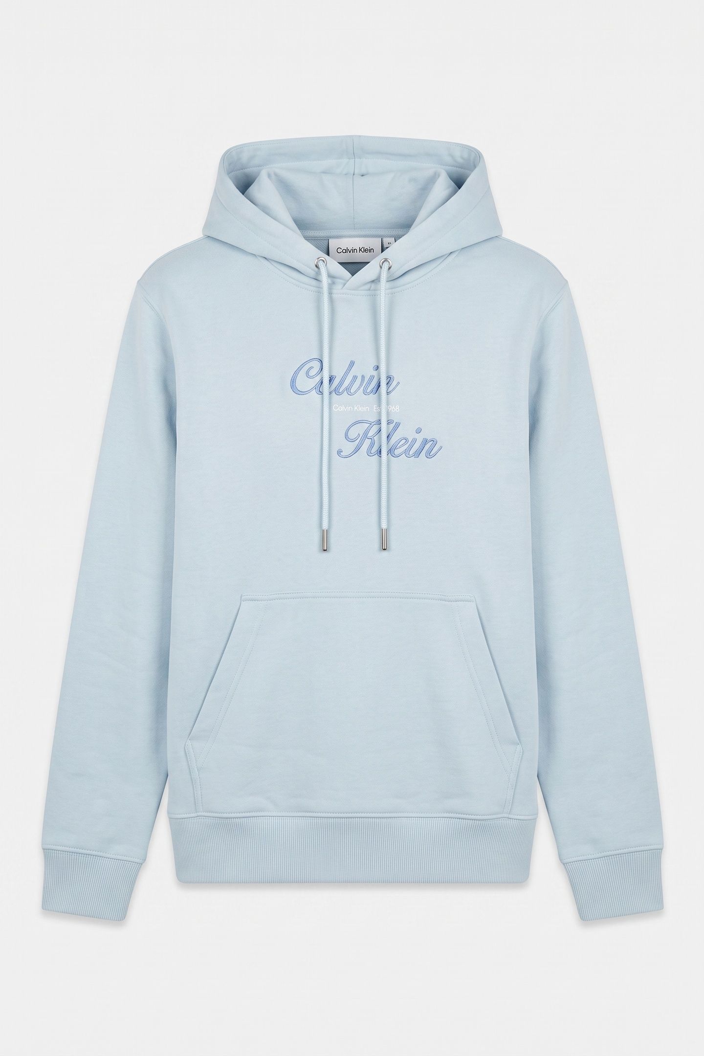 LONG SLEEVE CLASSIC 350GSM TERRY SCRIPT WINTER SKY 3