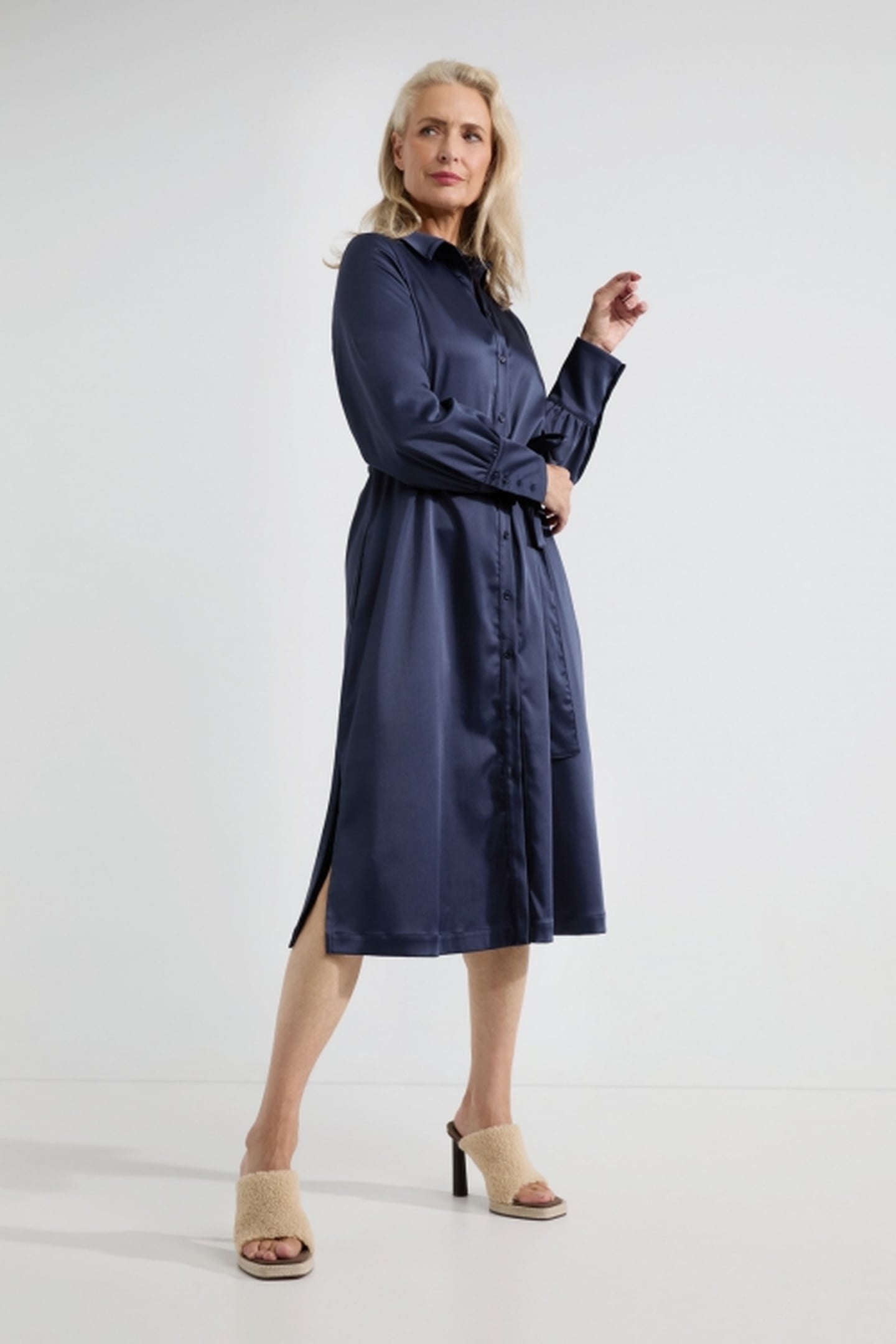 ANYA DRESS NAVY 1