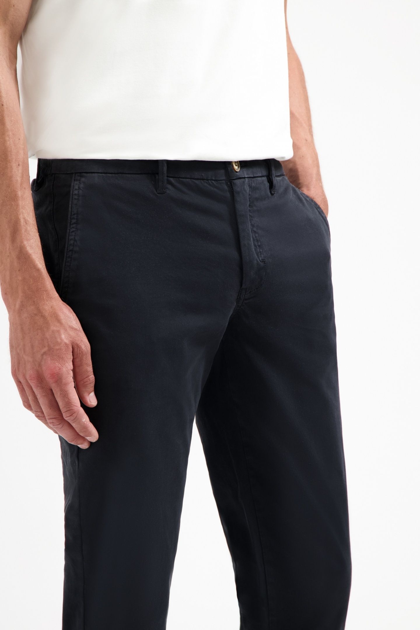 PANTS STRETCH GARMENT DYED NIGHT 7