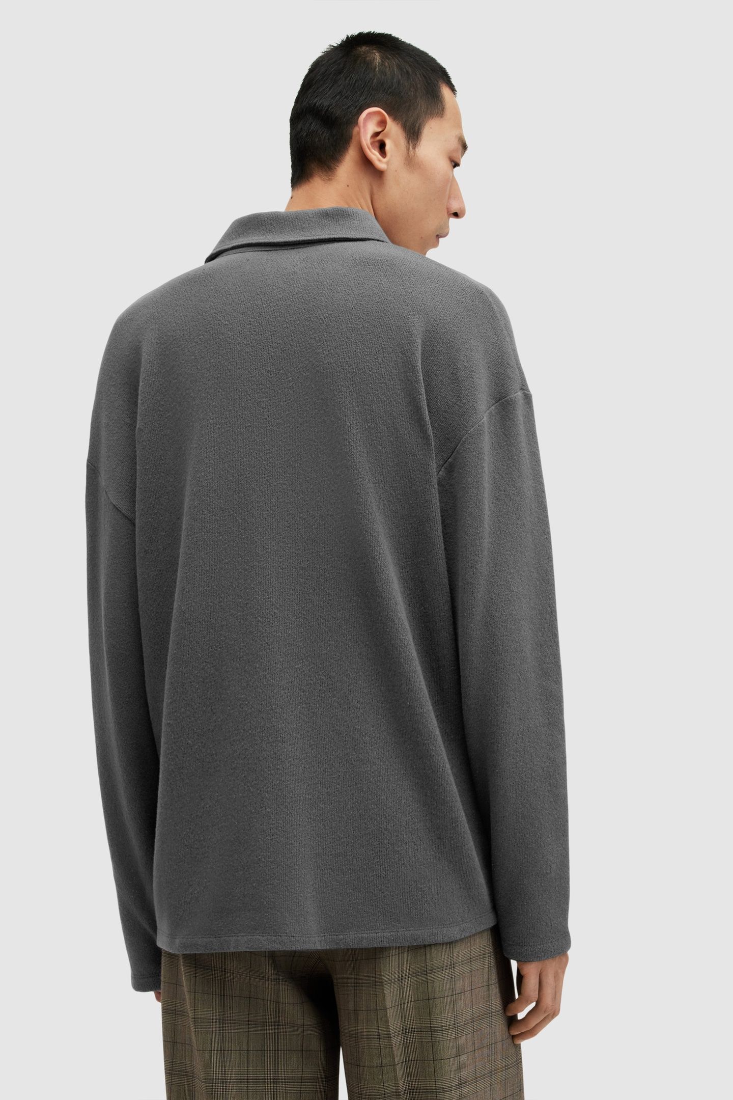 ERIS LS POLO WASHED BLACK 4