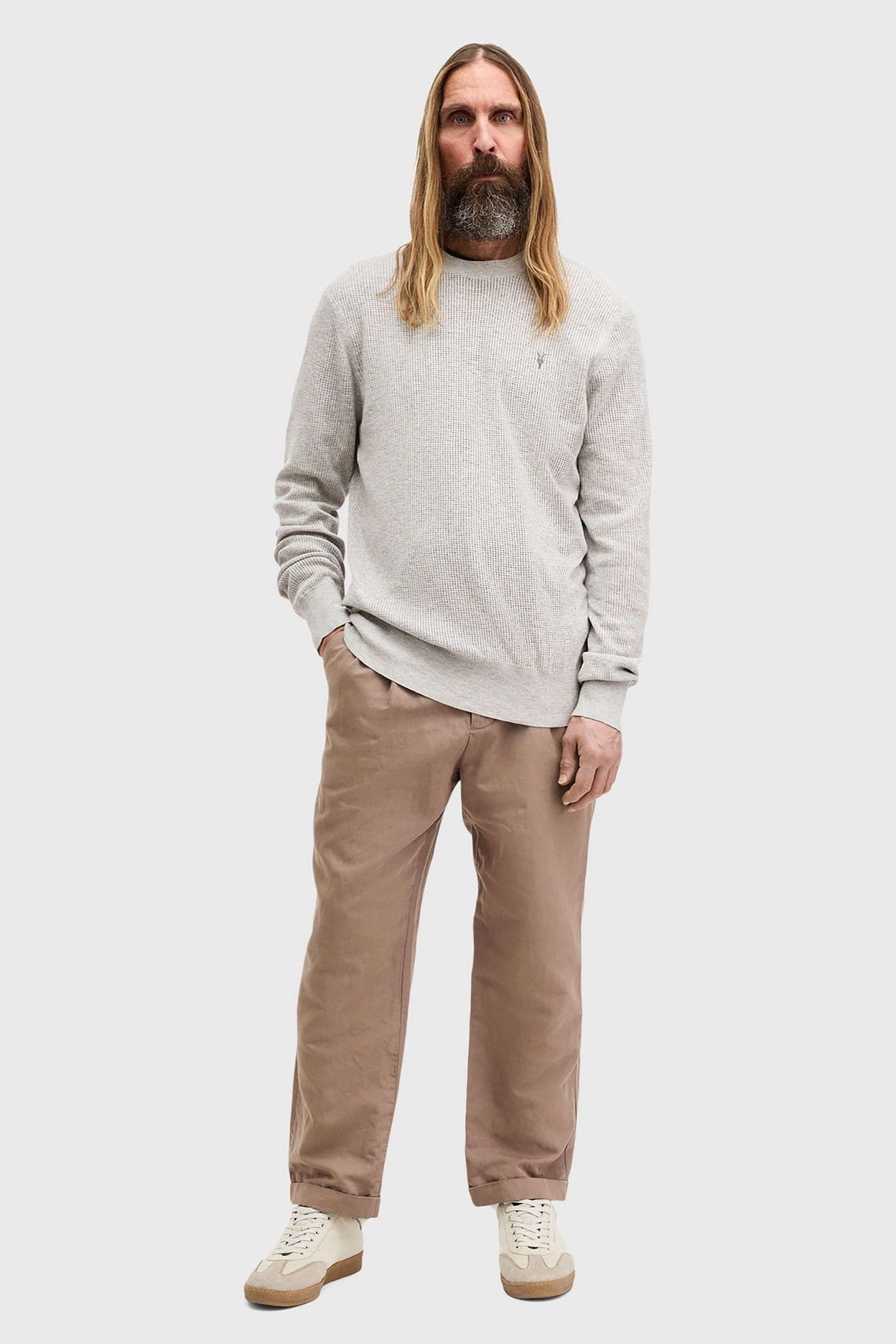AUBREY CREW GREY MARL 2