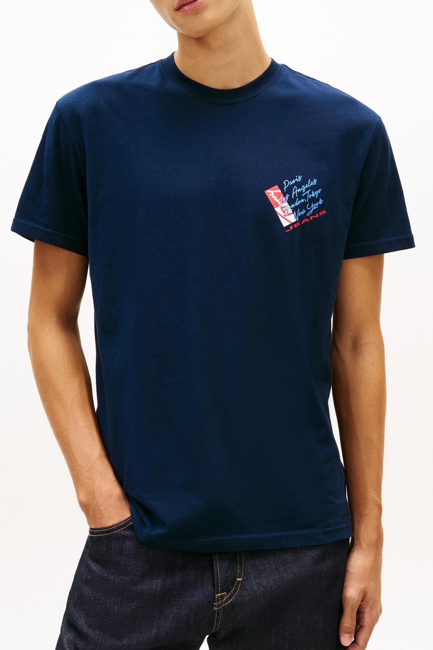 REGULAR SIGNATURE SHIFT T-SHIRT DARK NIGHT NAVY 1