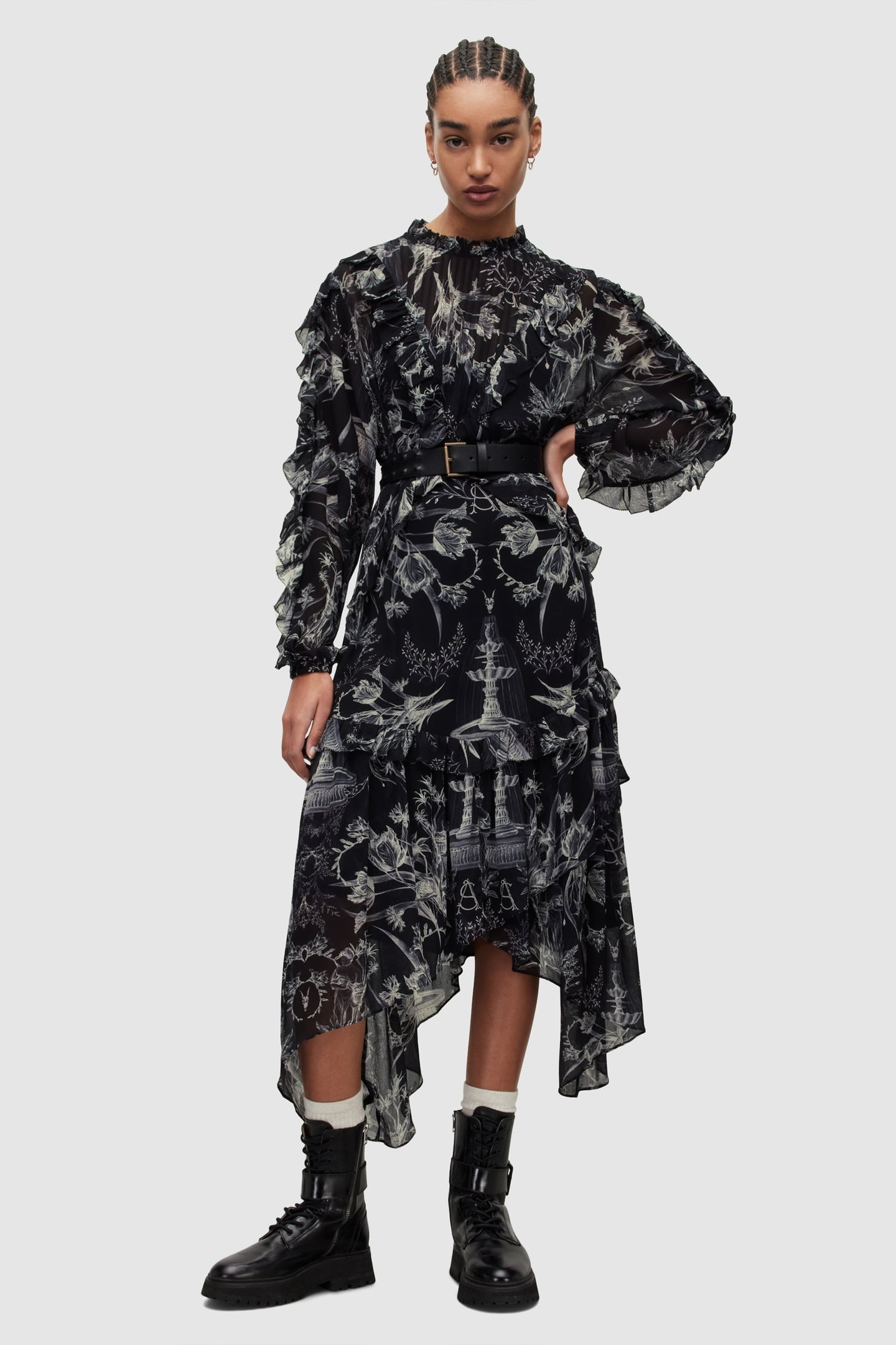 TESSA AURELIA DRESS BLACK 1