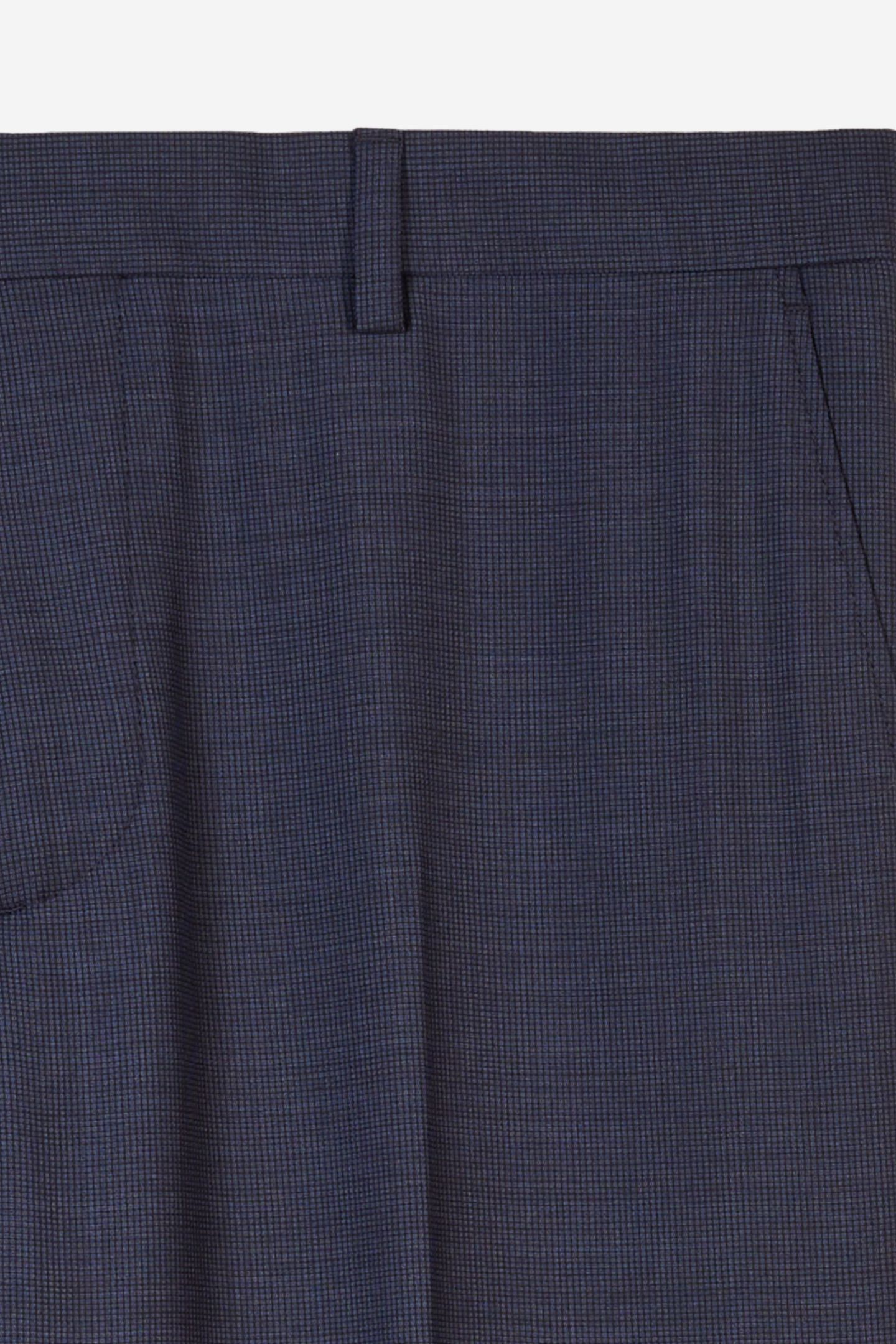 CLASSIC SUIT TROUSERS WITH ITALIAN POCKETS NAVY 6